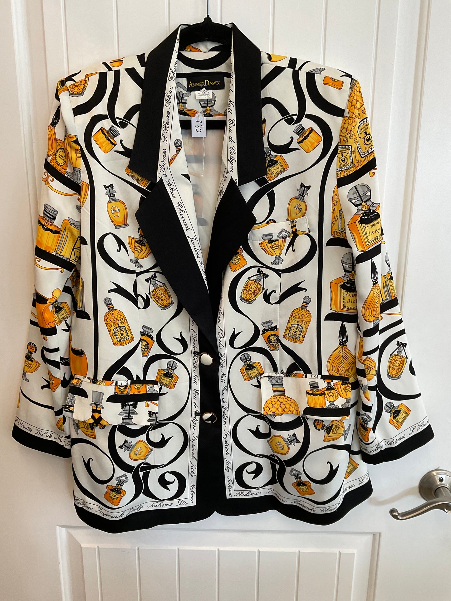 Amber dawn blazer perfume bottle design size medium