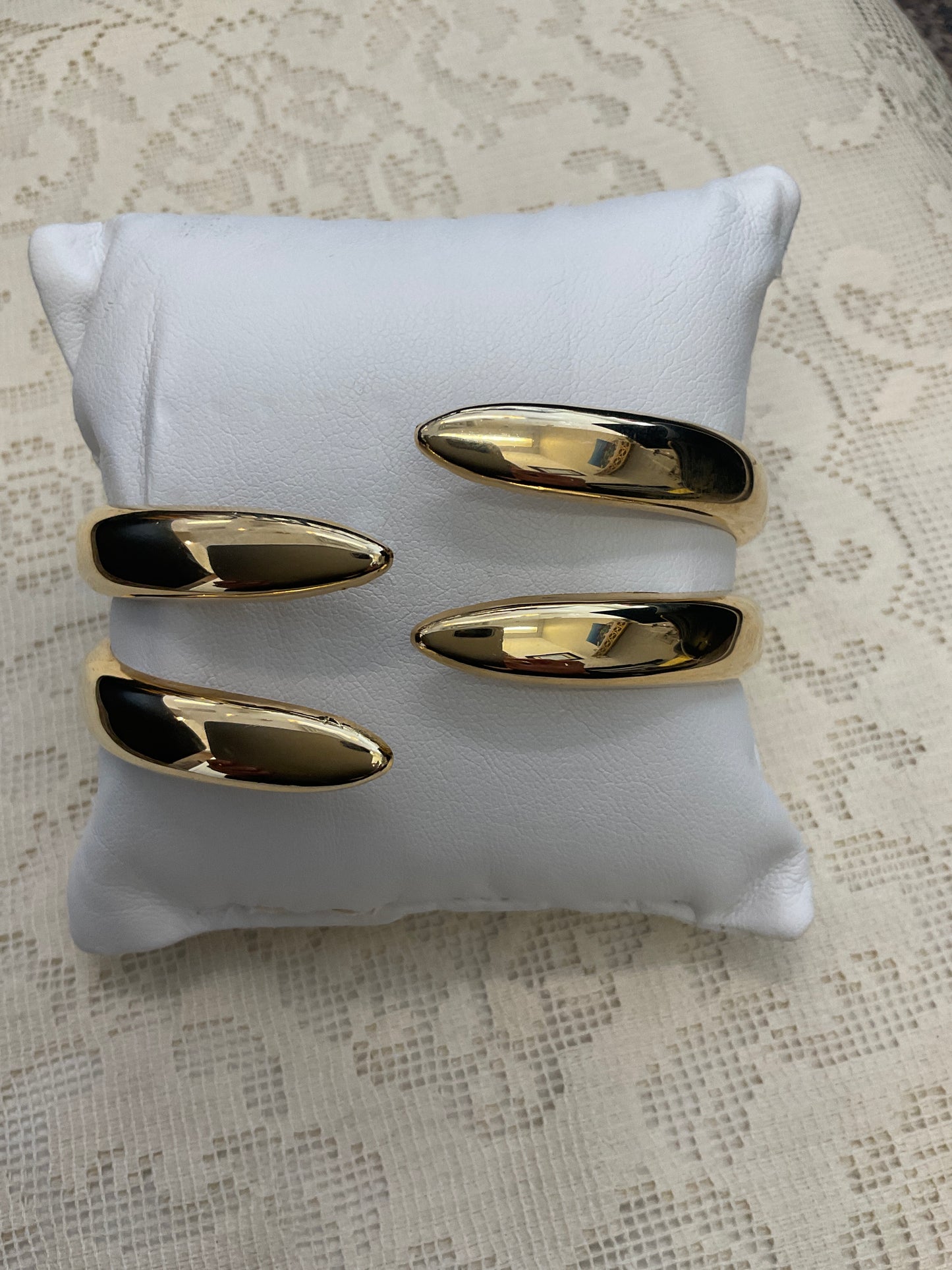 Gold cuff bracelet