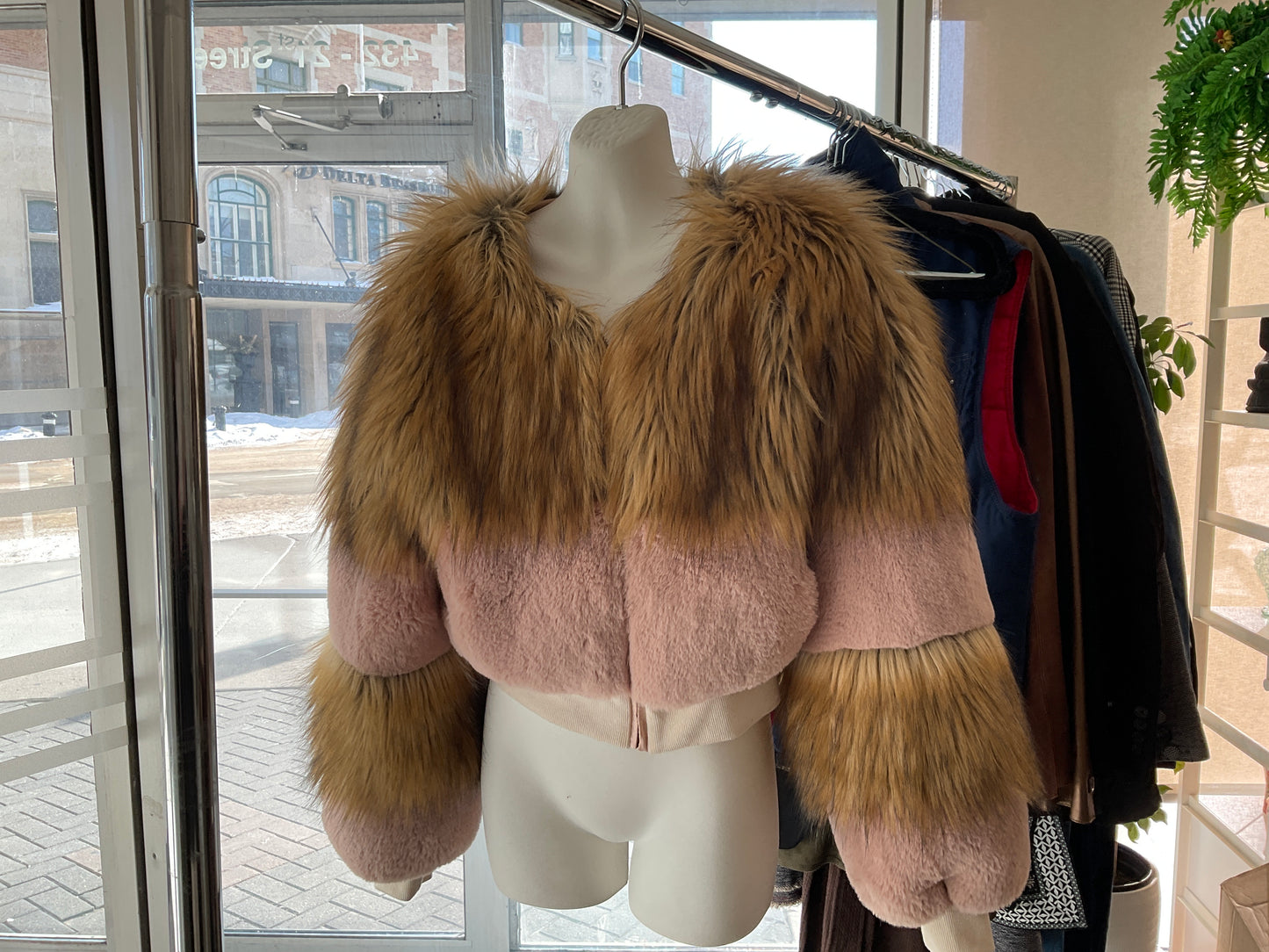 Faux Fur crop jacket