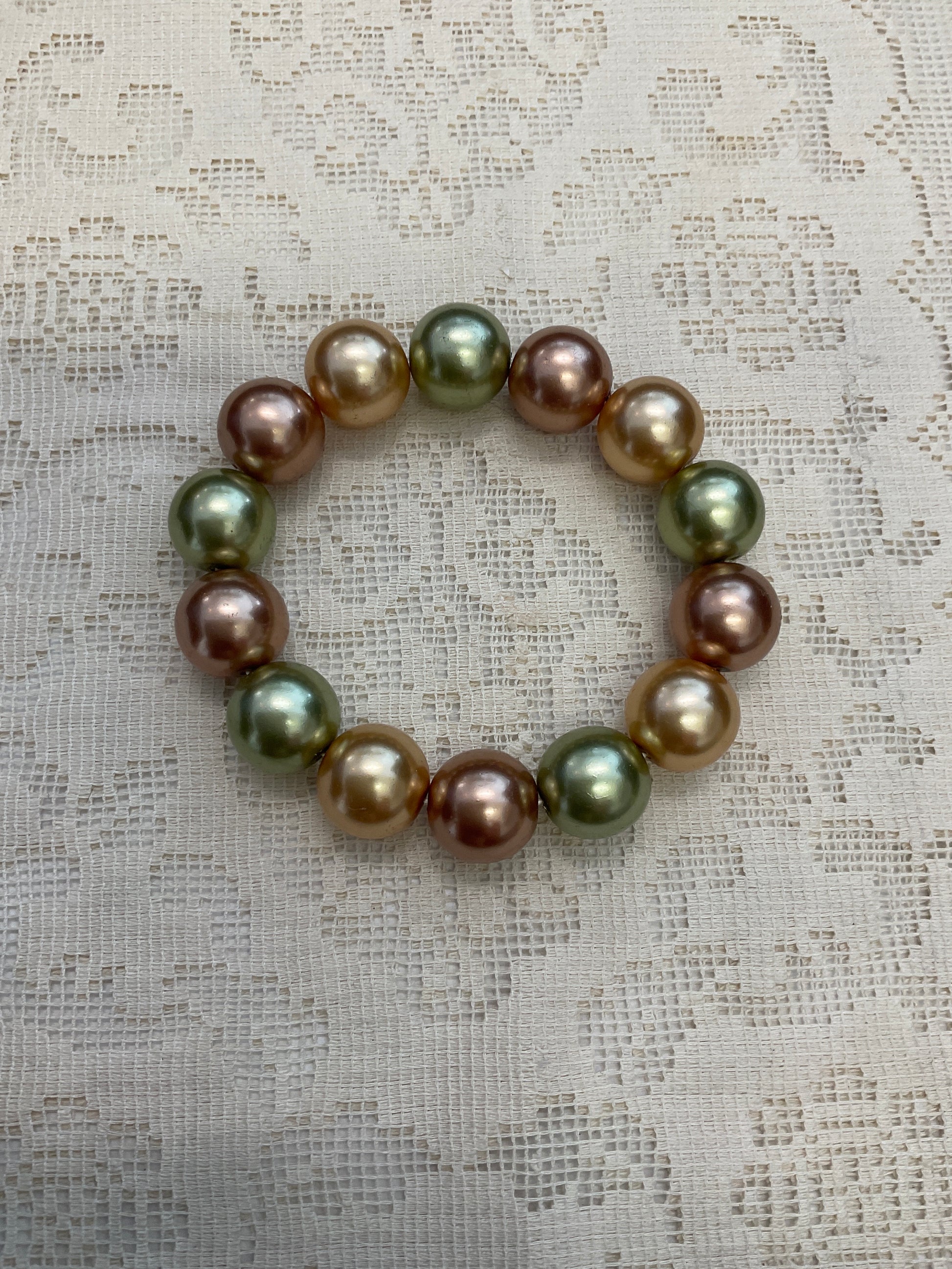 Large beaded bracelet