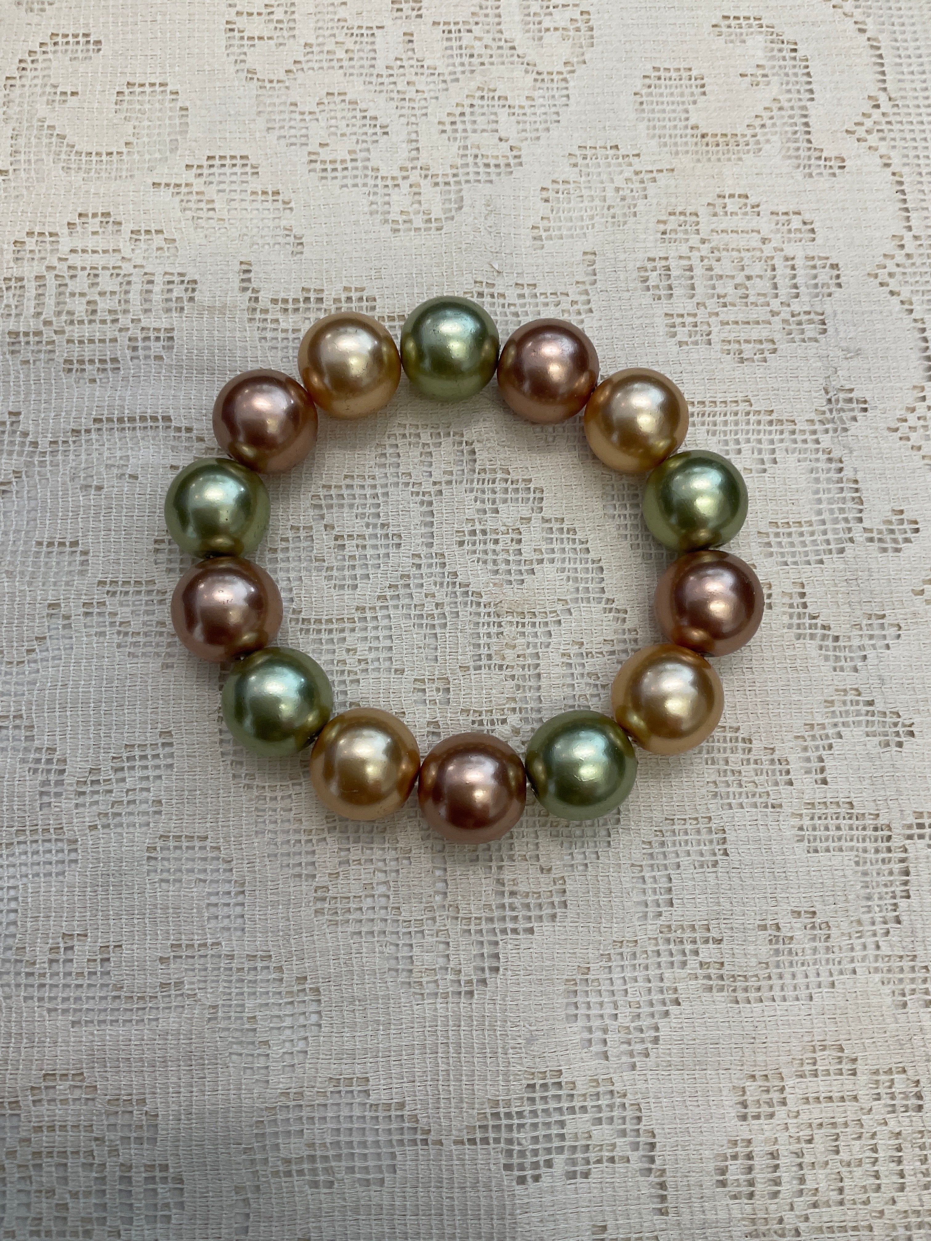 Large beaded bracelet