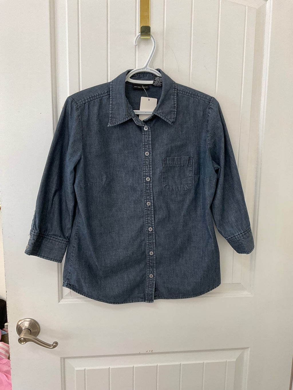 Denim button up