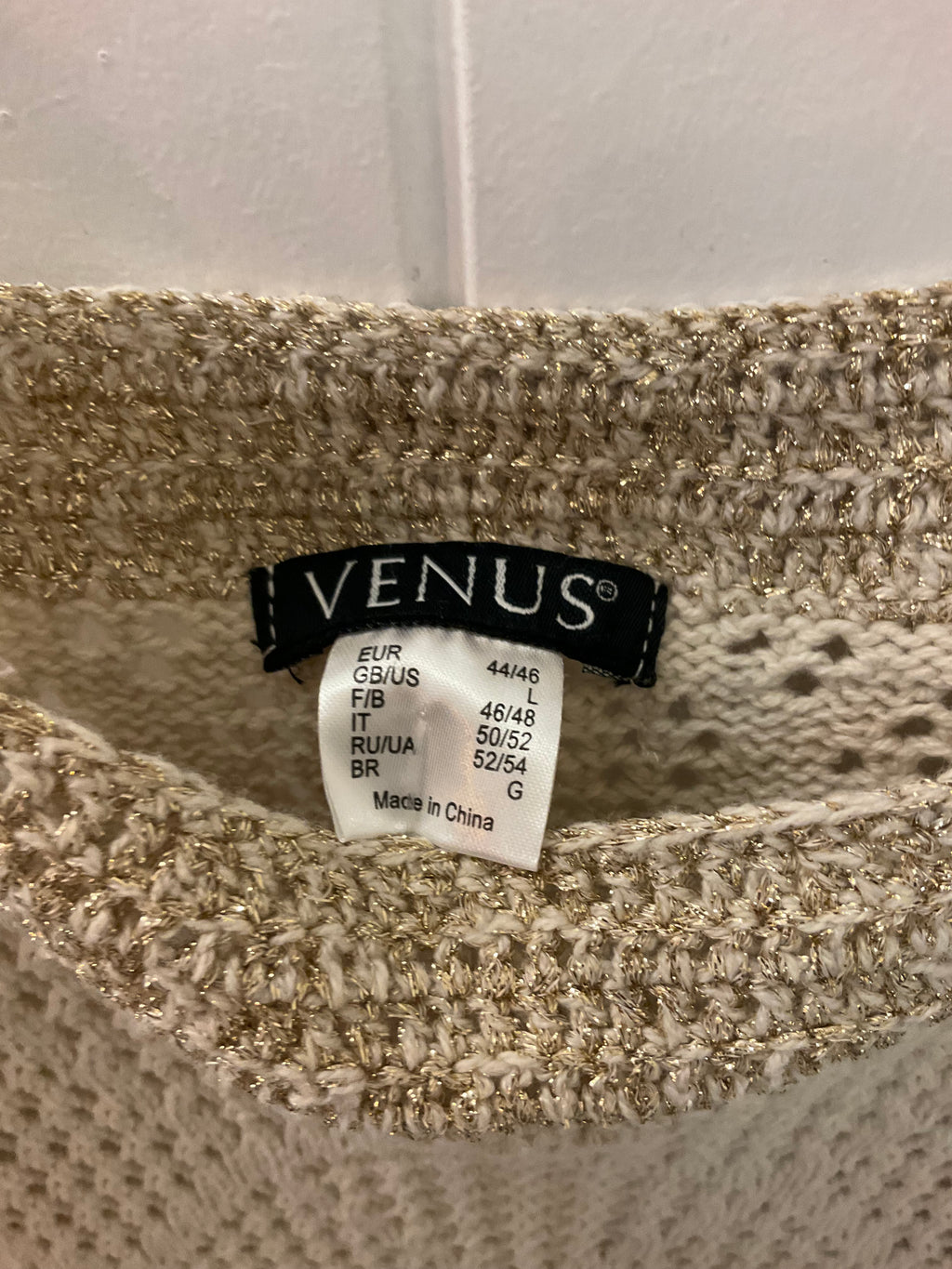 Venus crochet Dress beach cover up size large