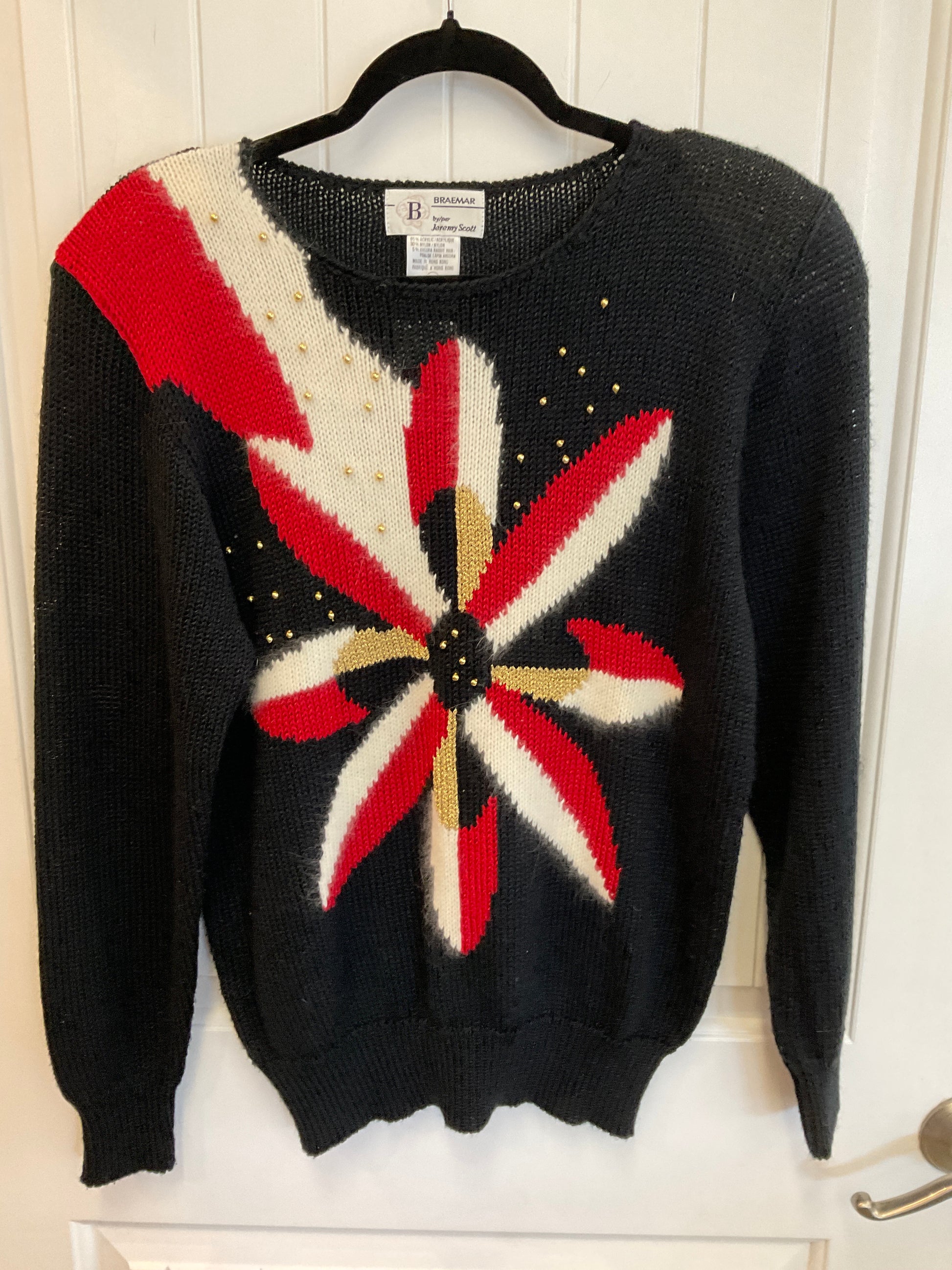 Jeremy Scott knitwear sweater size medium