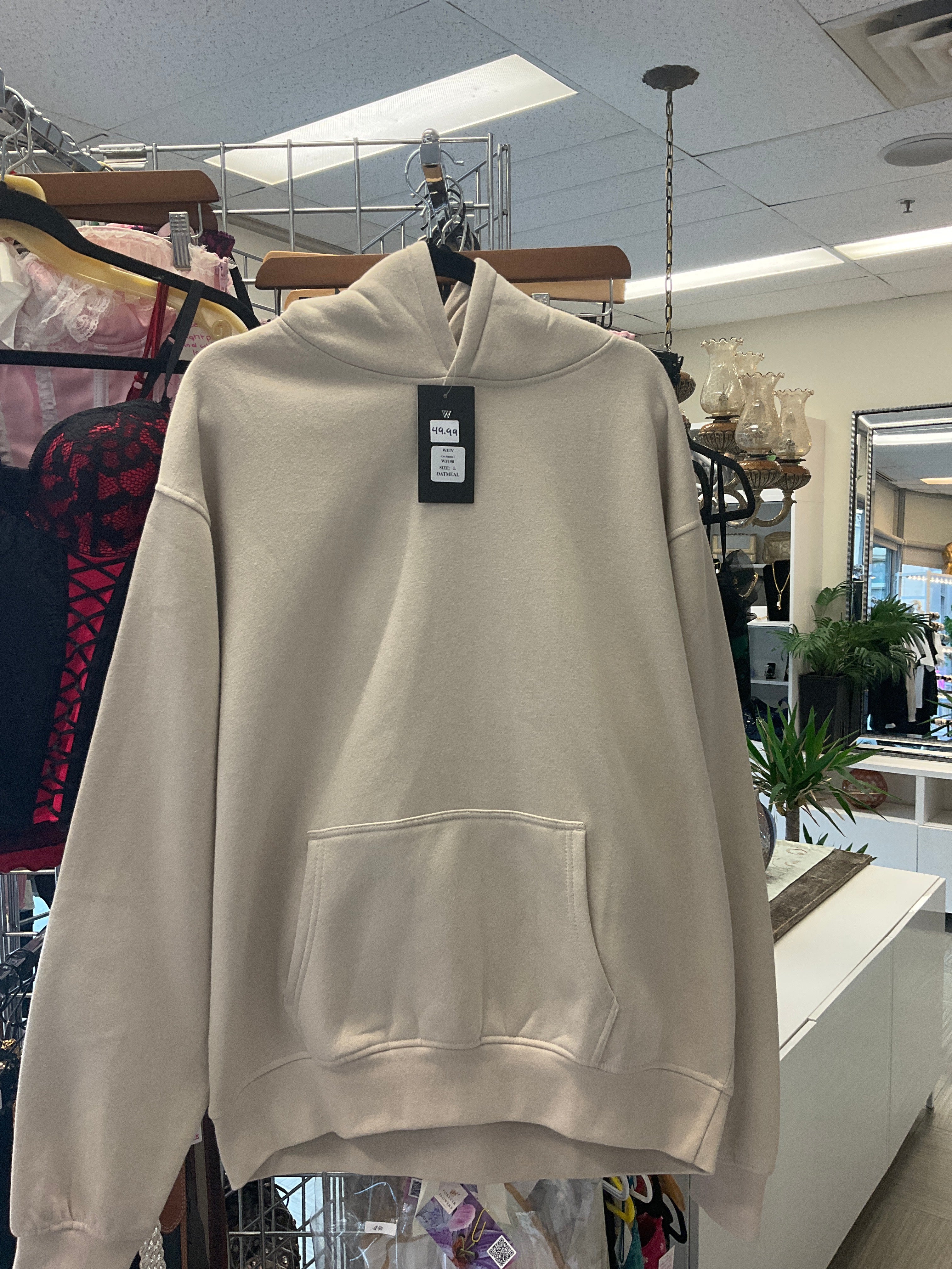 WEIV Oatmeal Pullover LARGE