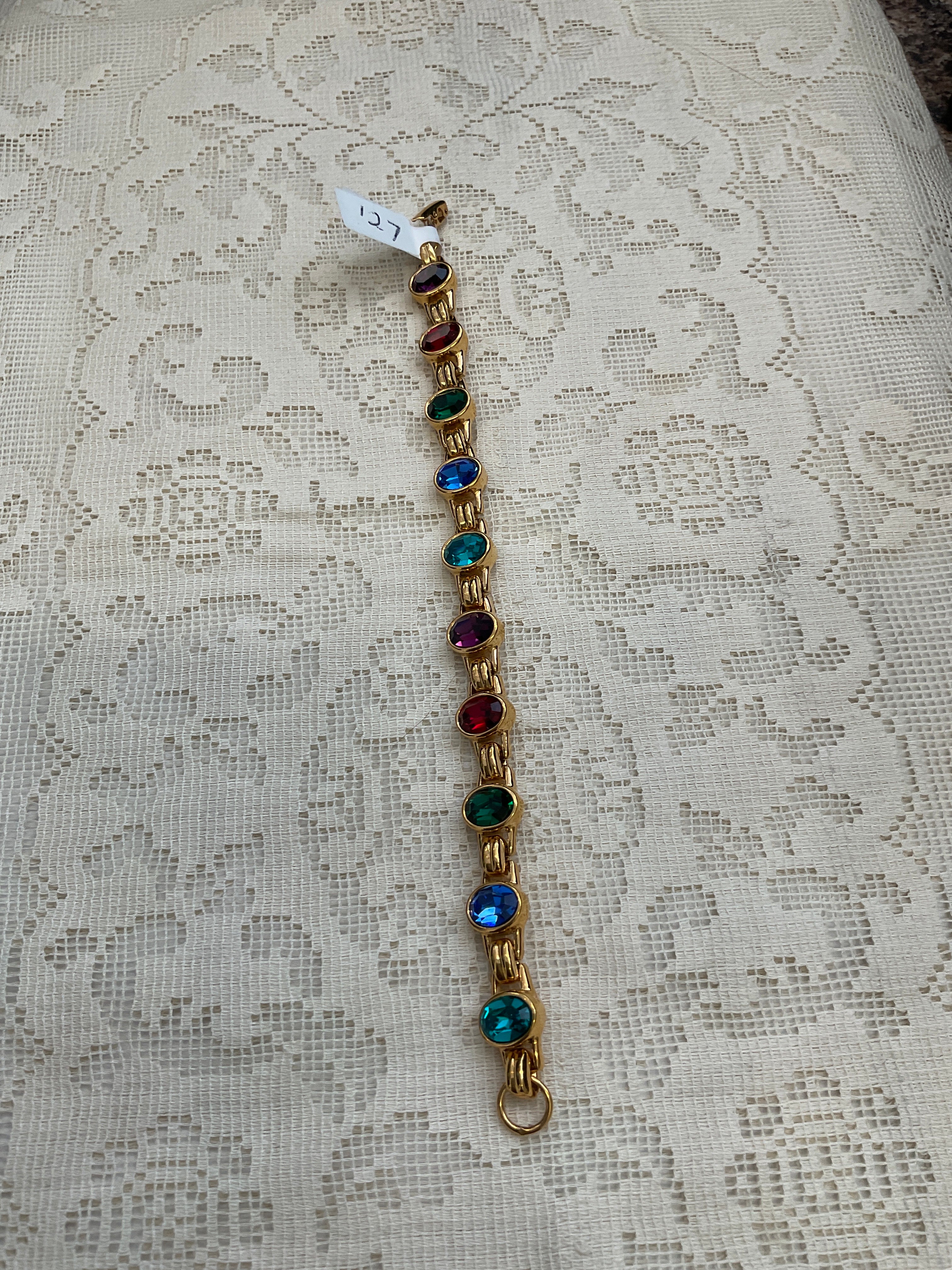 Swarovski crystal gem bracelet