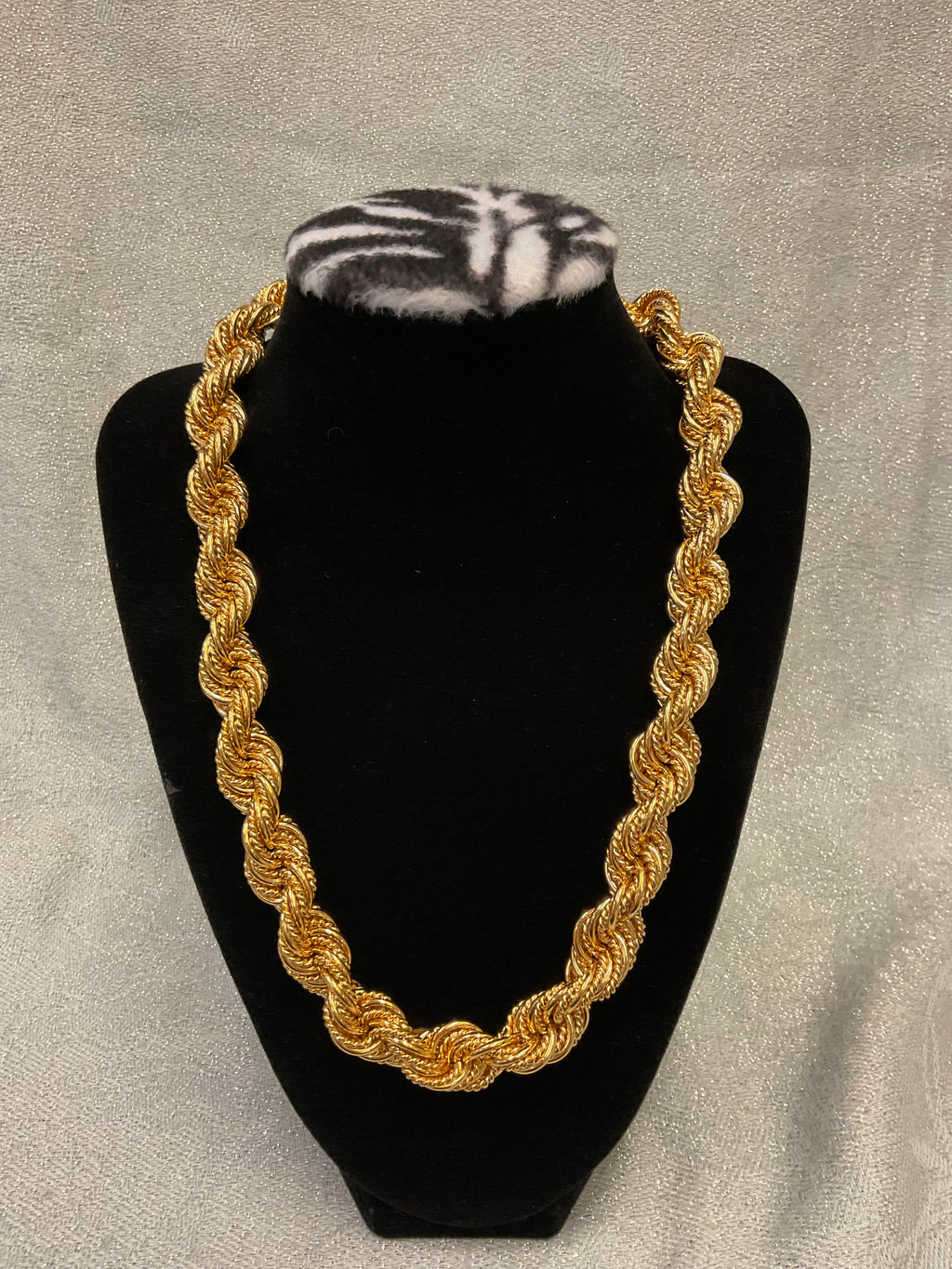 Napier Vantage Gold Think Twisted Rope Chain Necklace