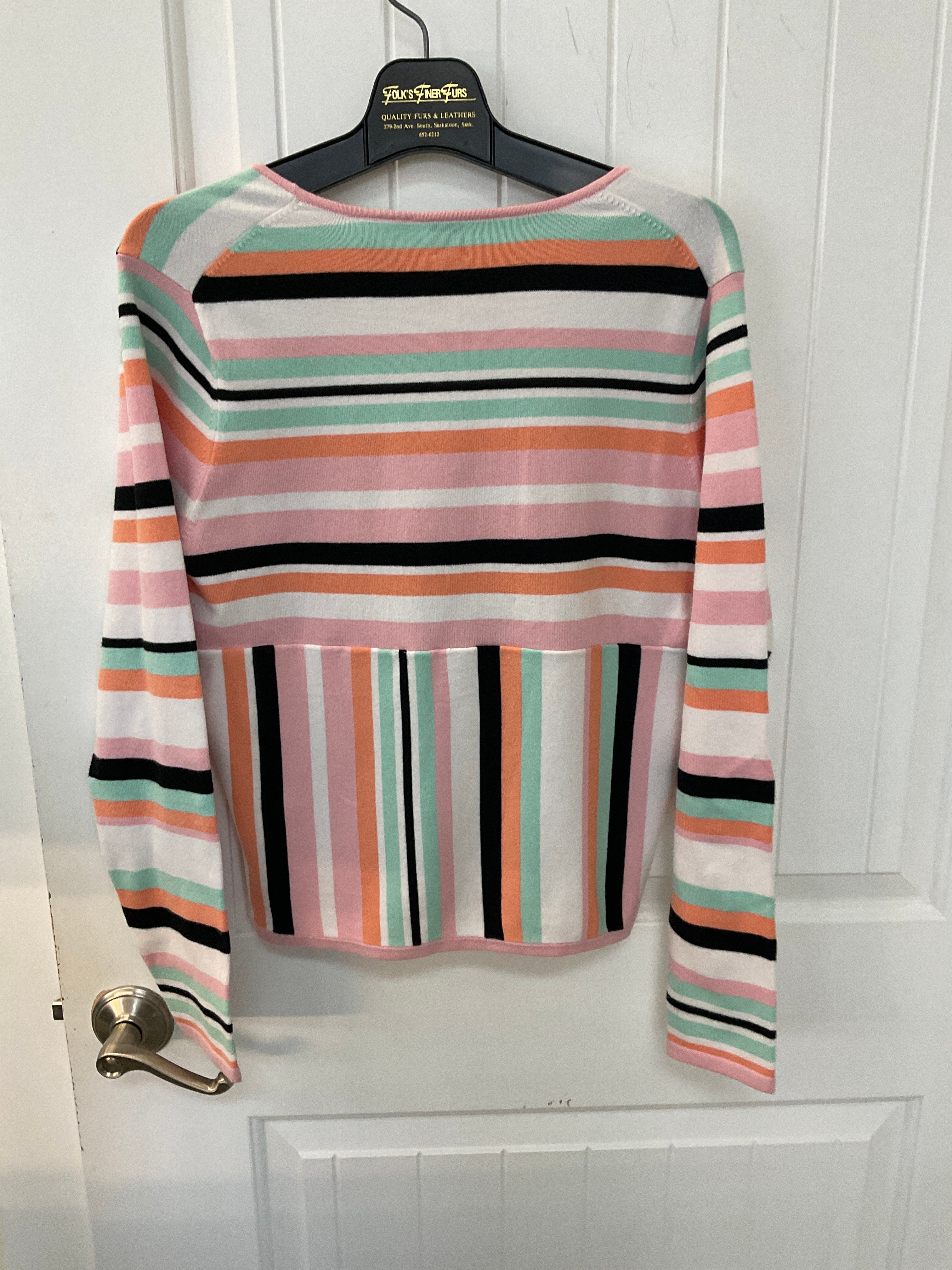 Shuishu top size large pattern colour block