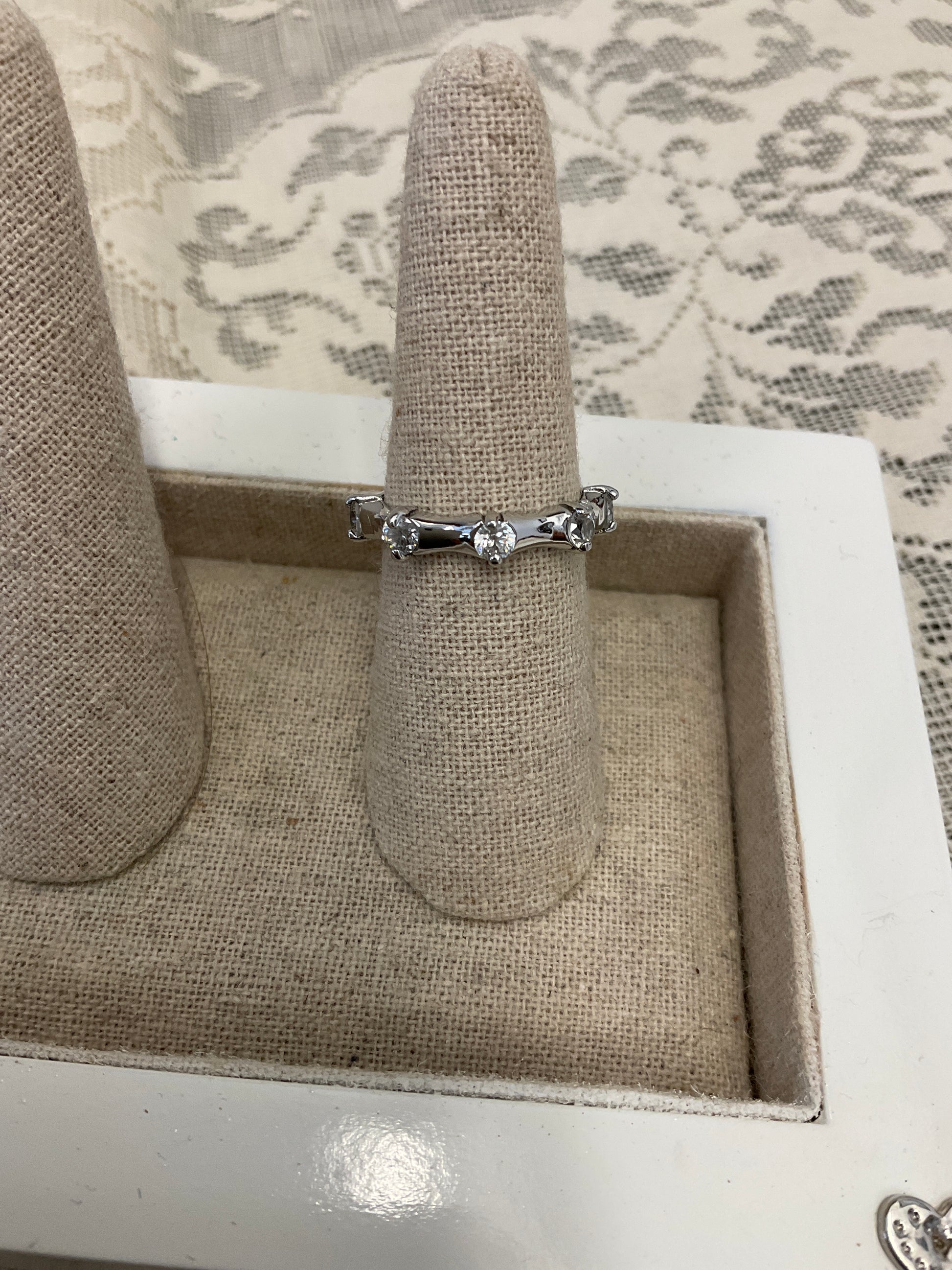 11.00ct t.w. Gorgeous CZ Necklace & Bracelet and ring Set In Sterling Silver