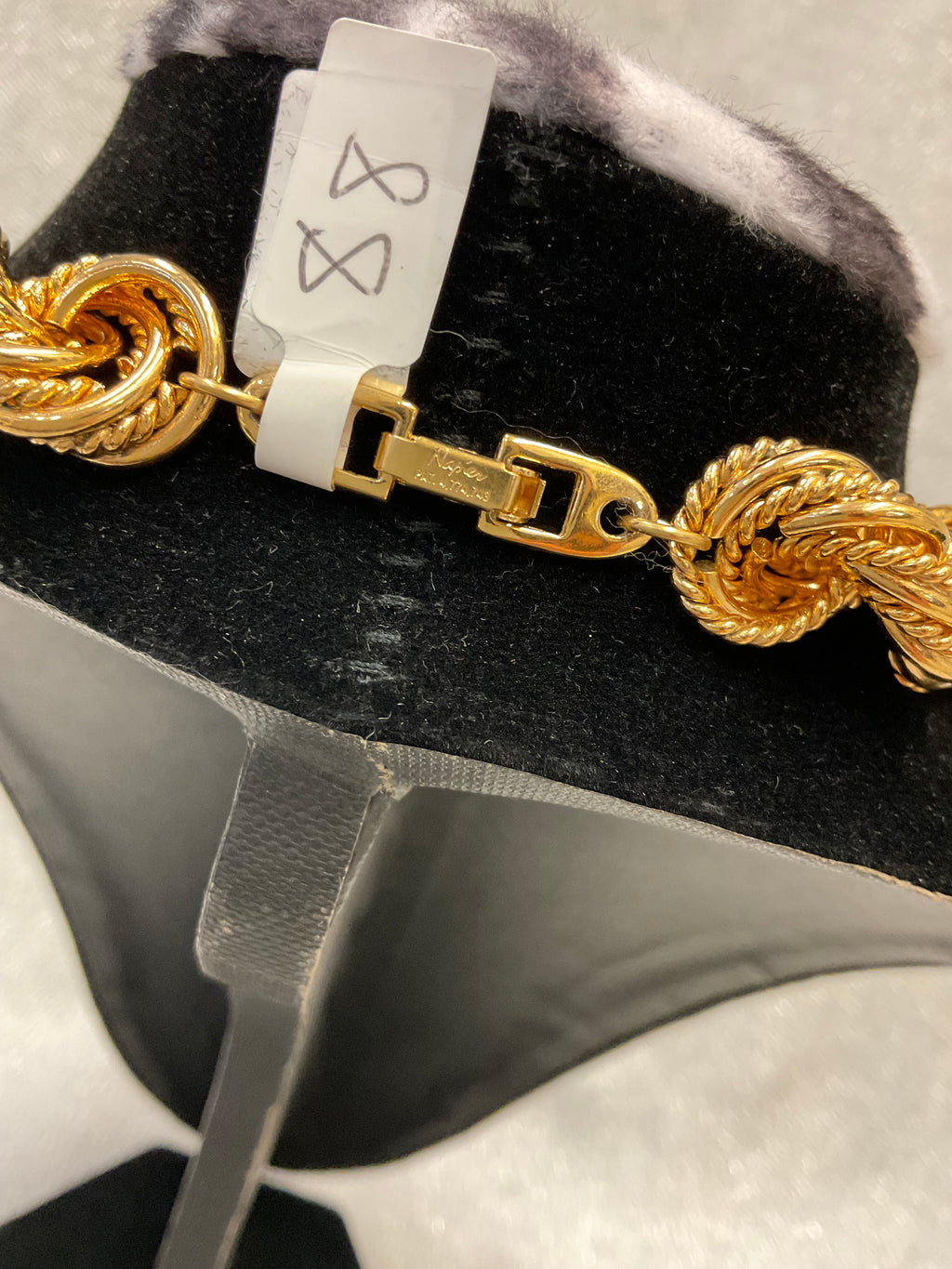 Napier Vantage Gold Think Twisted Rope Chain Necklace