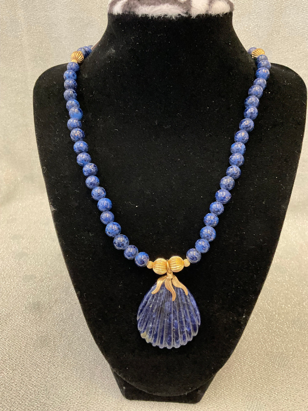 Blue Helga! Branded necklace