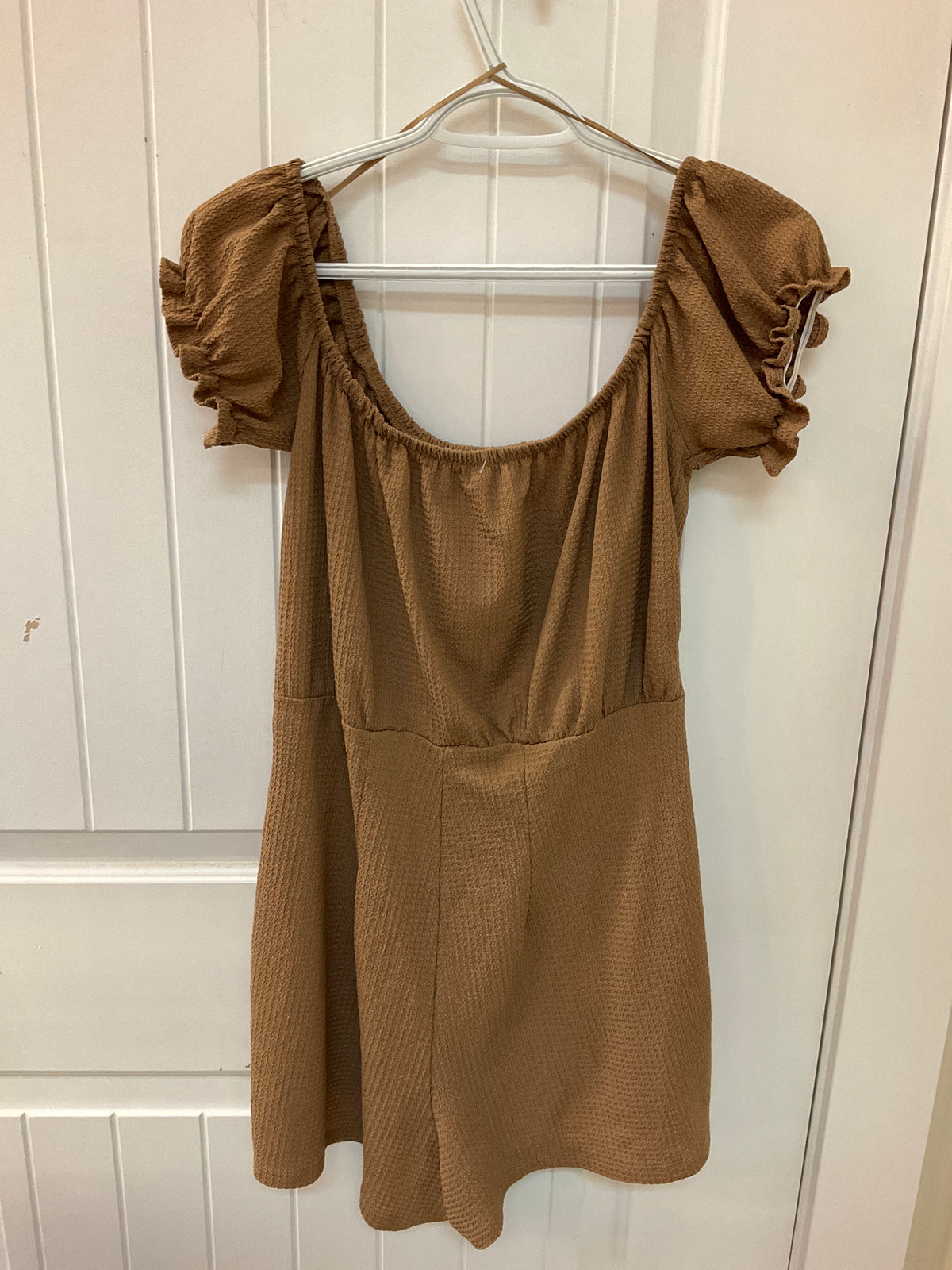 Brown one piece jumper size small