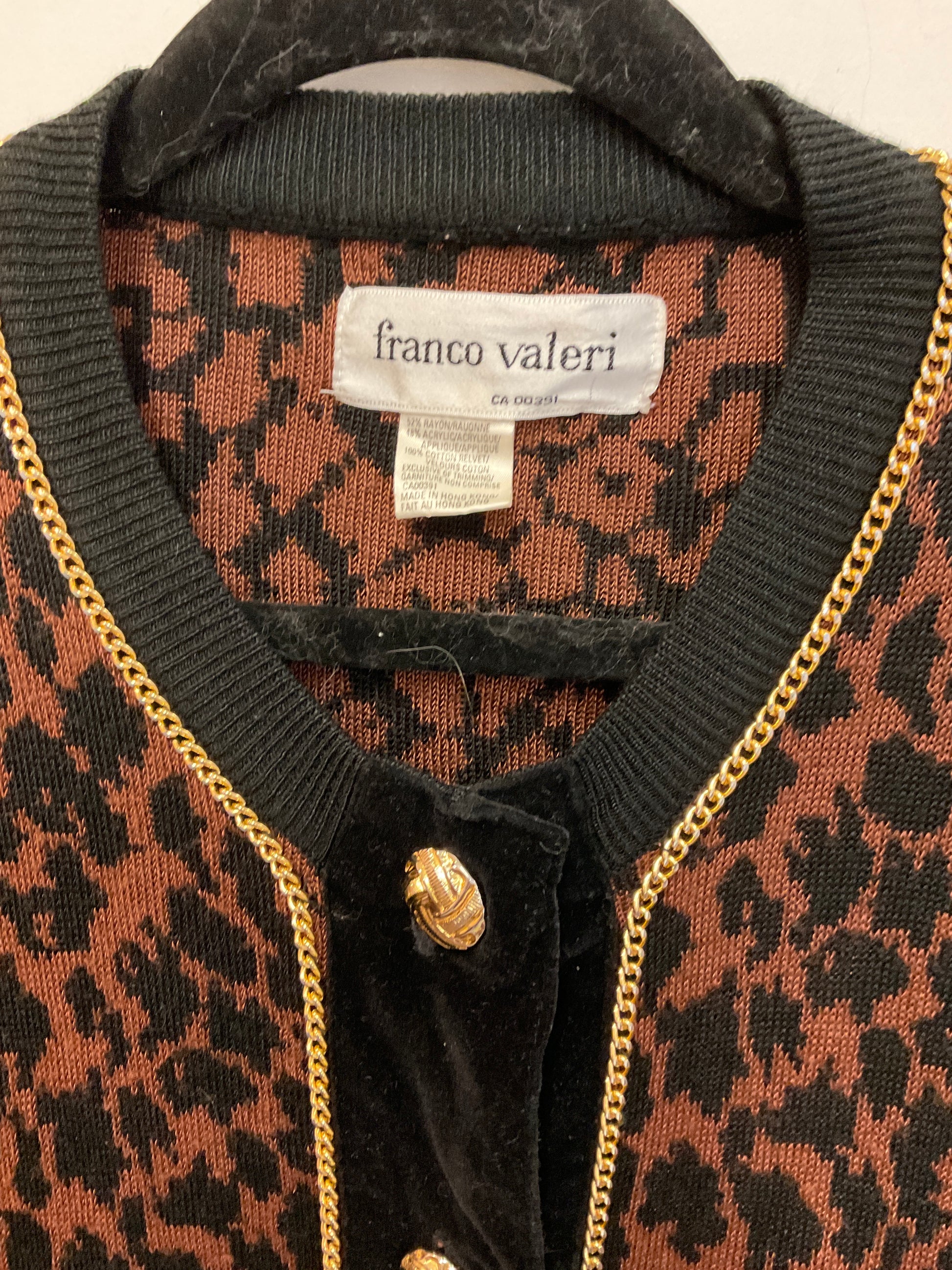 Franco valeri sweater size large