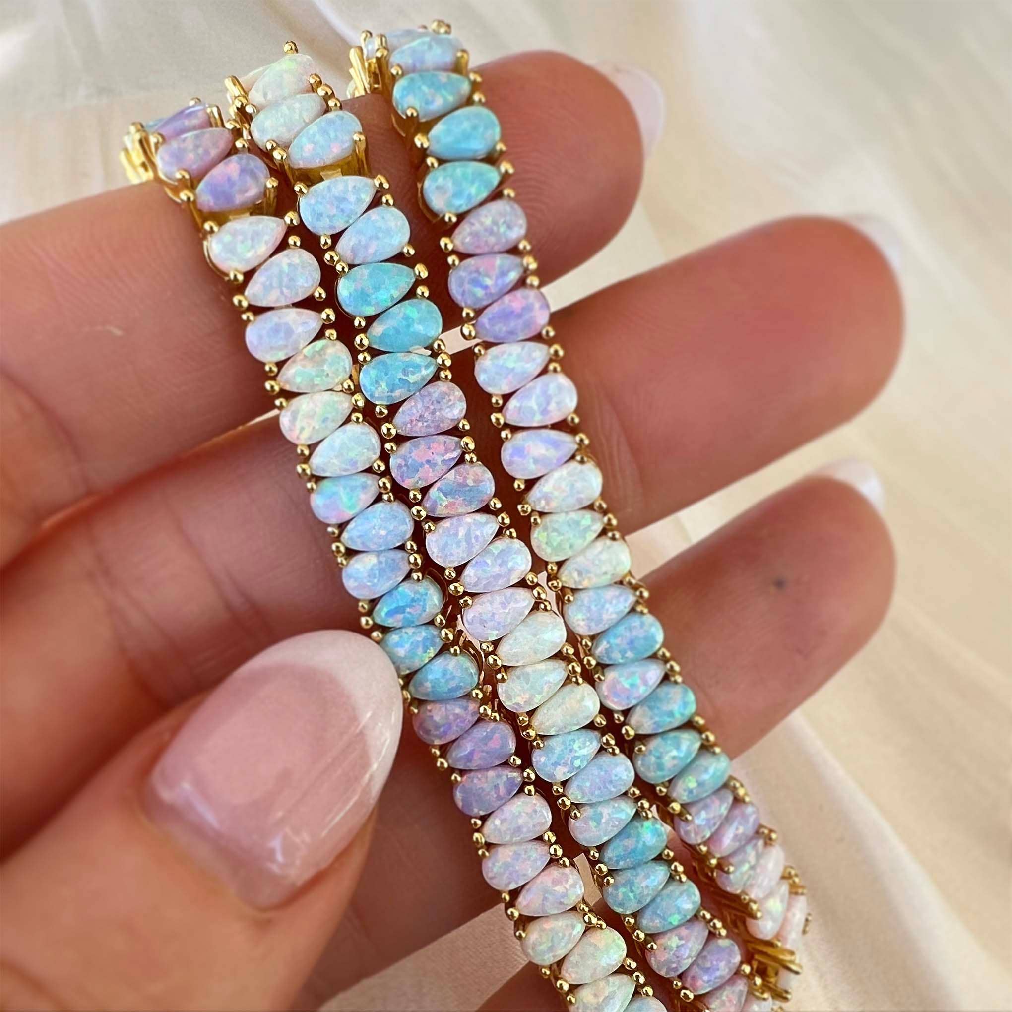 Dancing Opal Dreams Tennis Bracelet: 7''