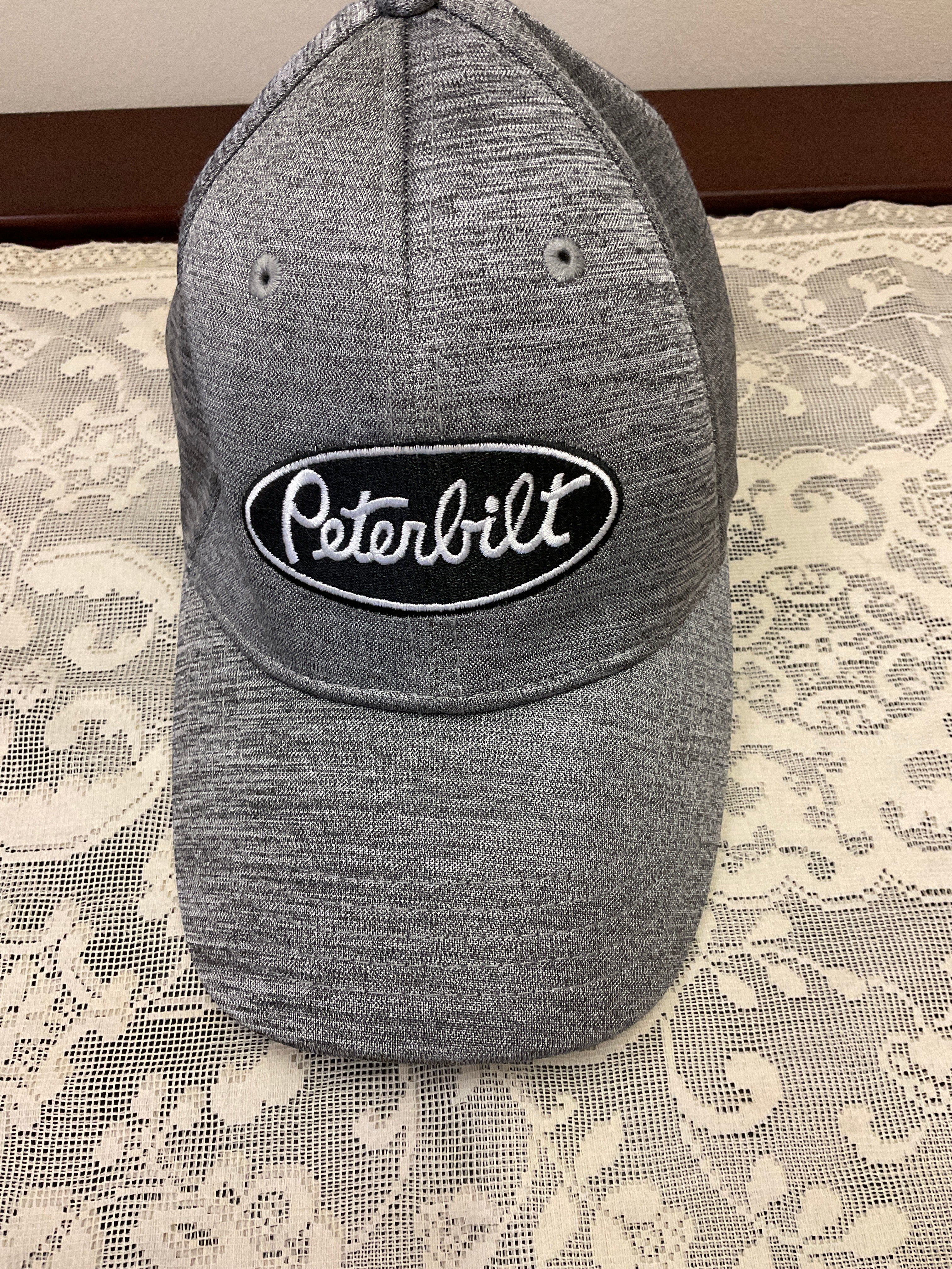Peterbilt metallic silver hat