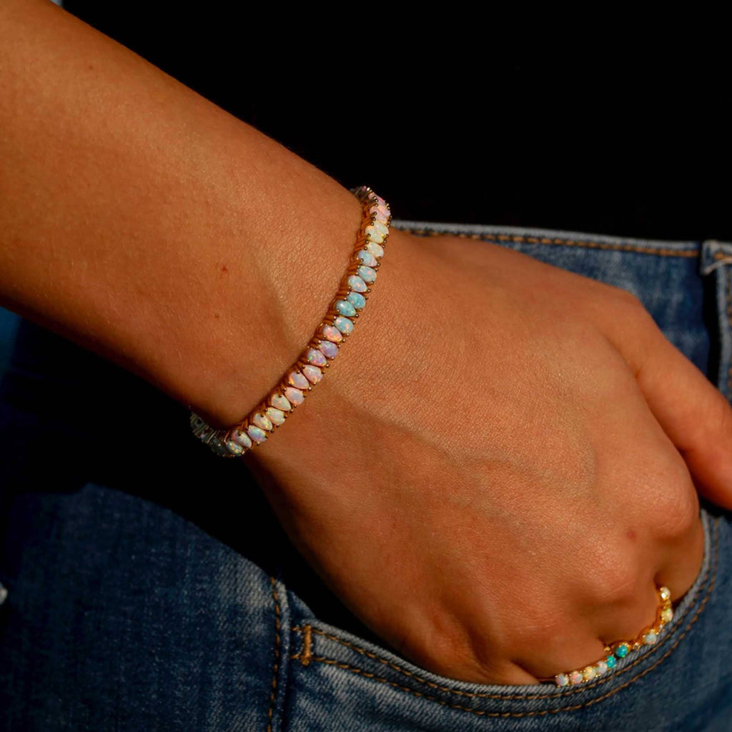 Dancing Opal Dreams Tennis Bracelet: 7''