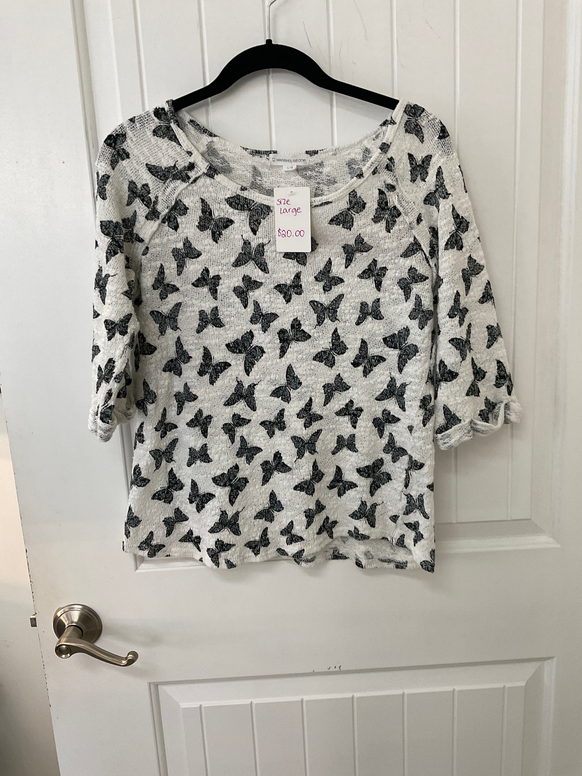 Butterfly shirt size large