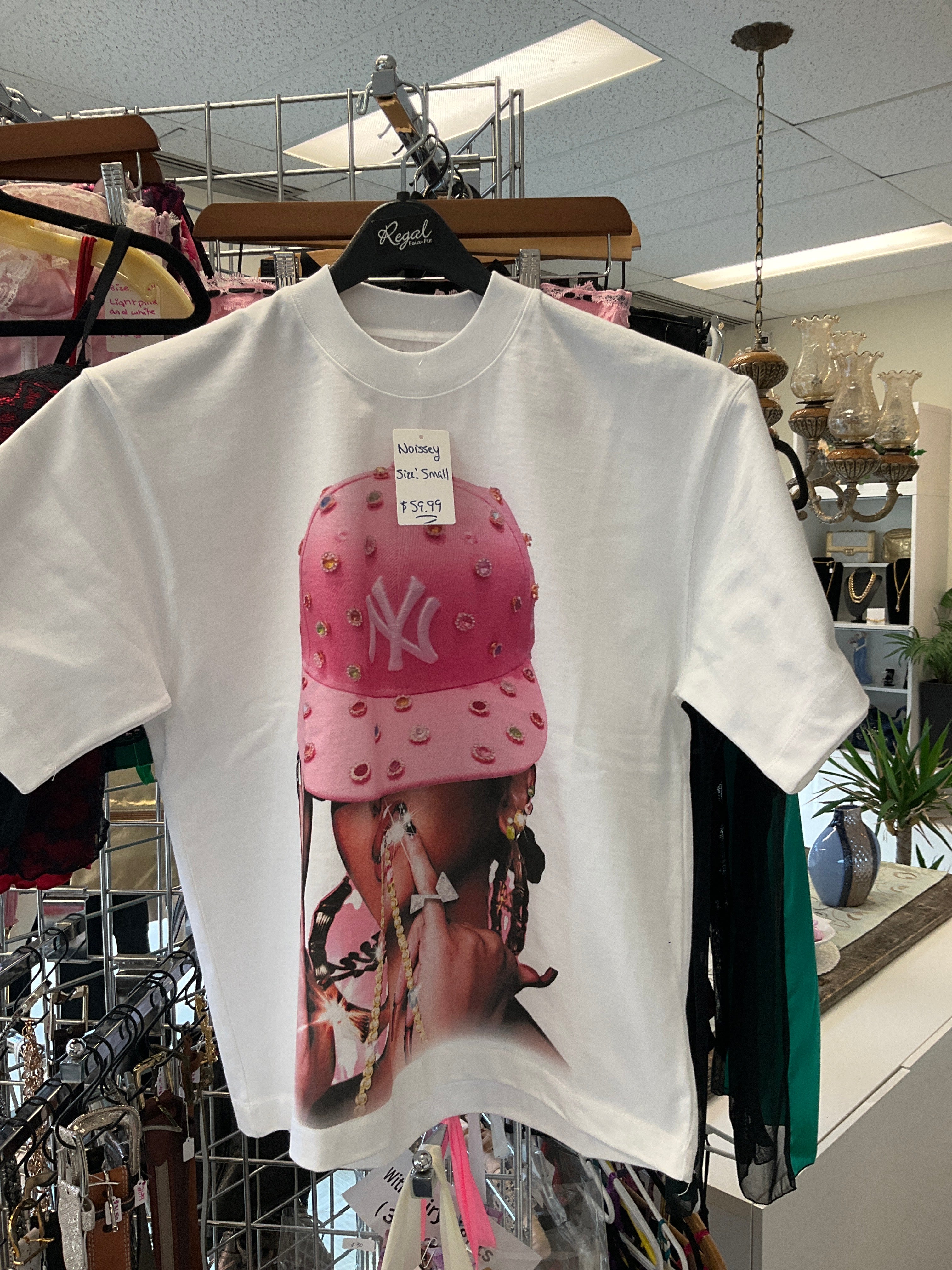 NOISSEY Pink diamond hat girl SMALL