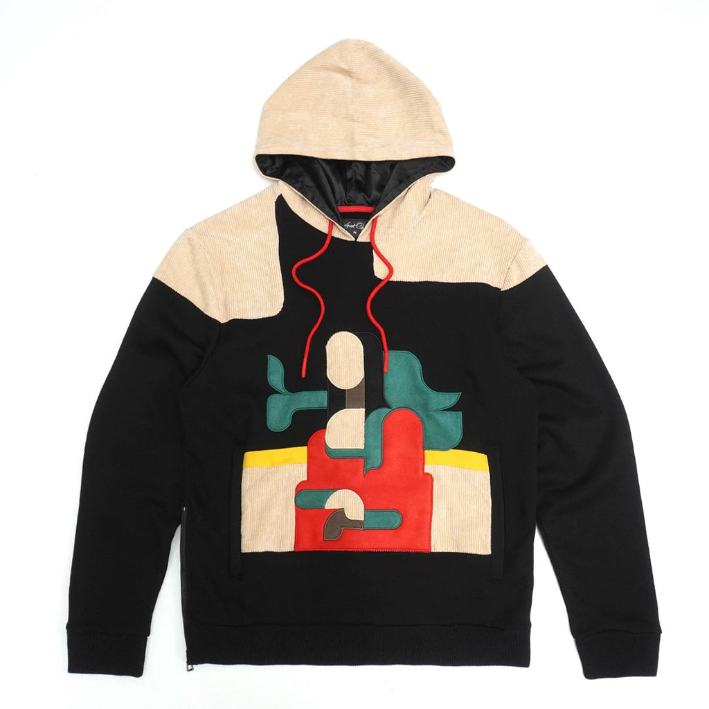 F5755 Frost Monalisa Hoodie - Black: Black / 3XB