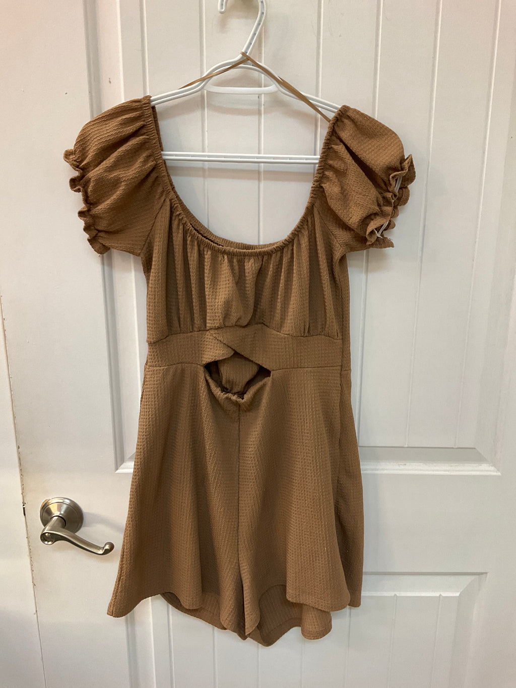 Brown one piece jumper size small