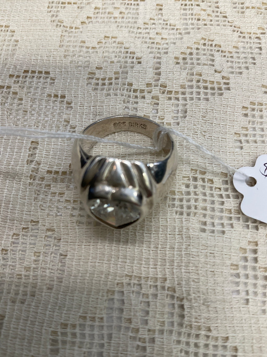 Vintage Silver 925 heart ring