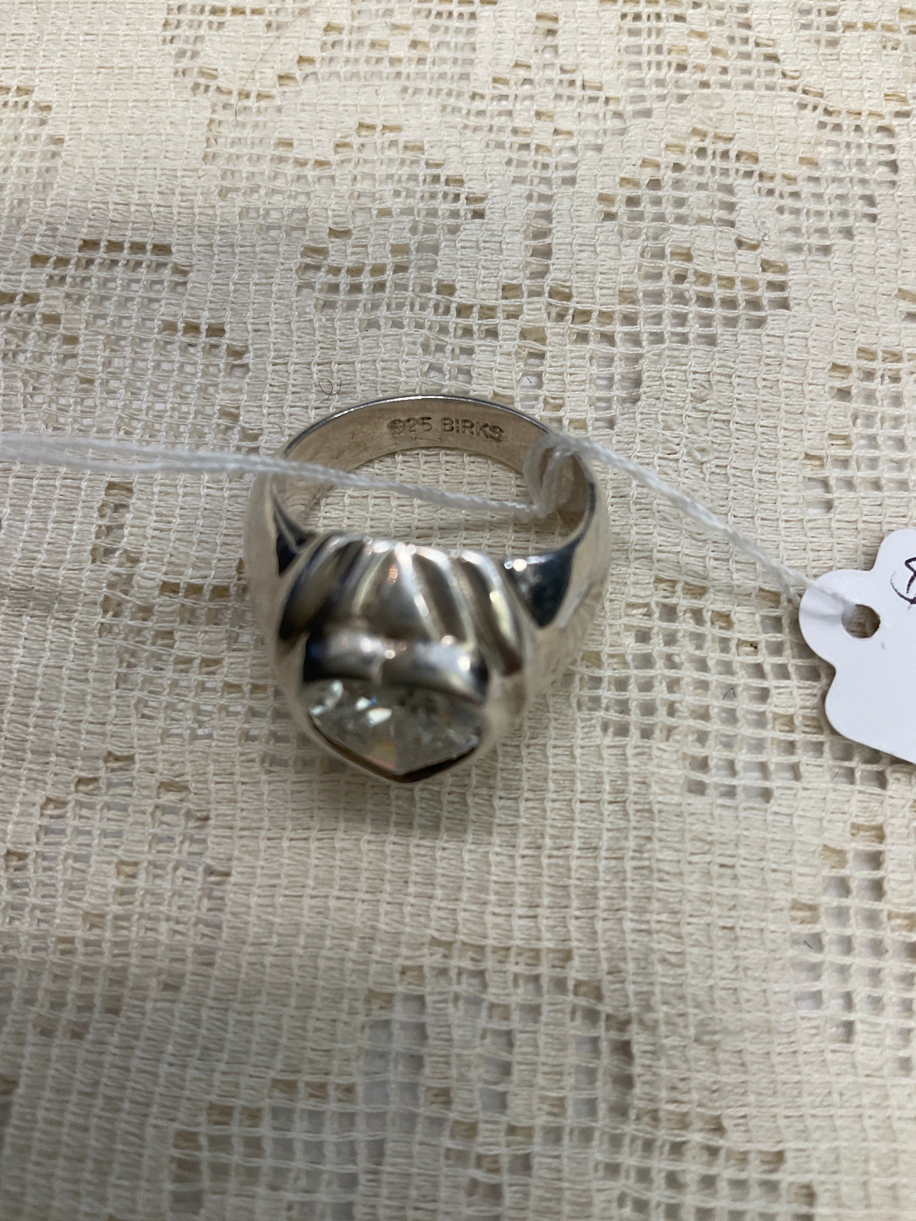 Vintage Silver 925 heart ring