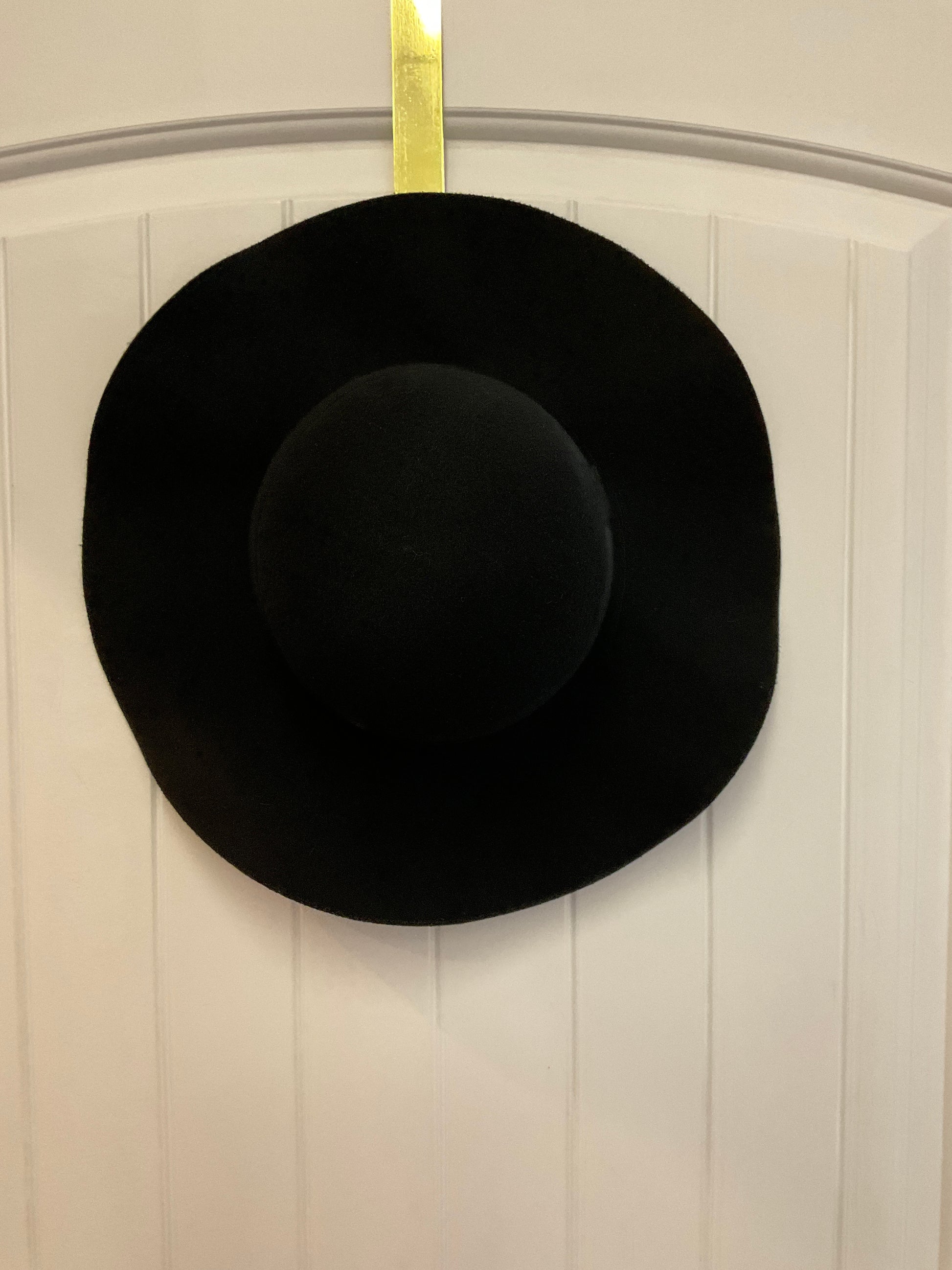 100% wool hat floppy brim