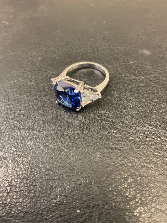 5CT Classic Blue Sapphire Ring 925