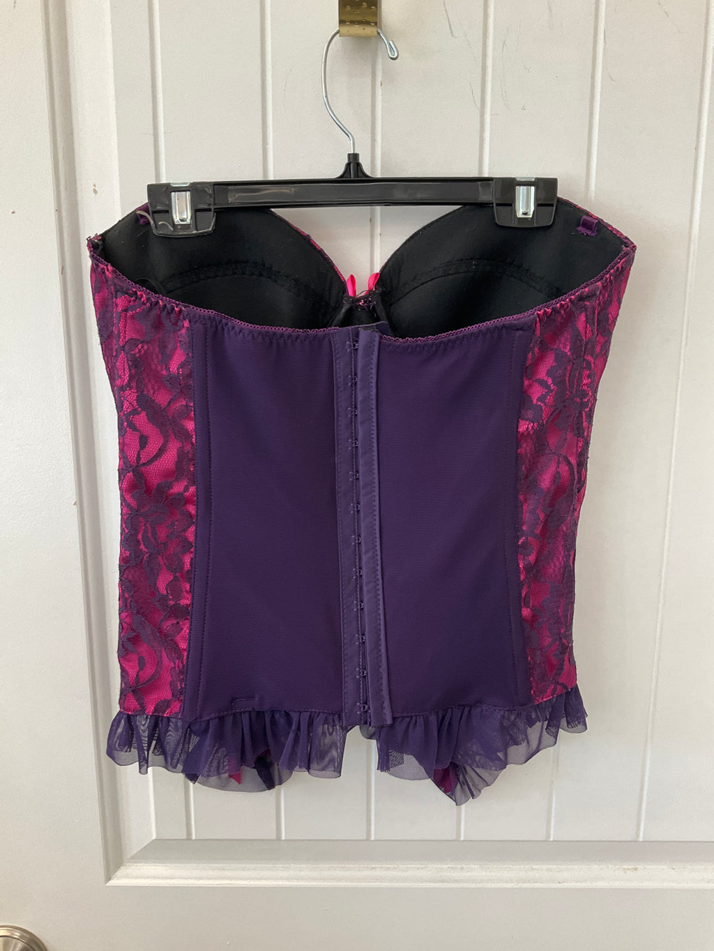 Purple and pink Corset with lace