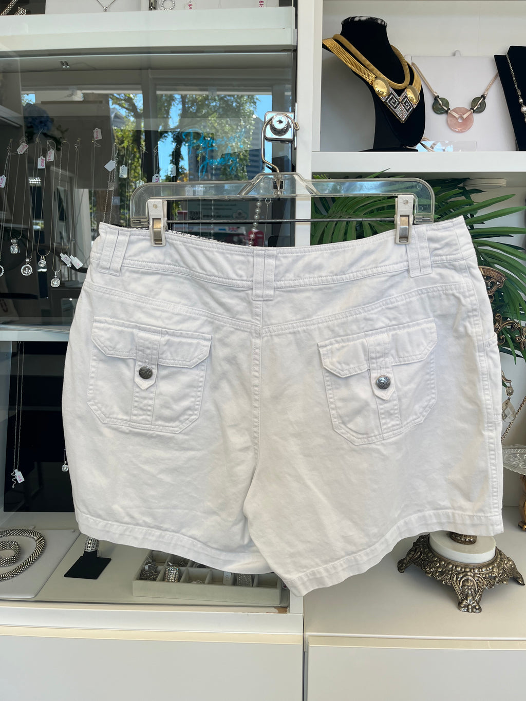 White Shorts