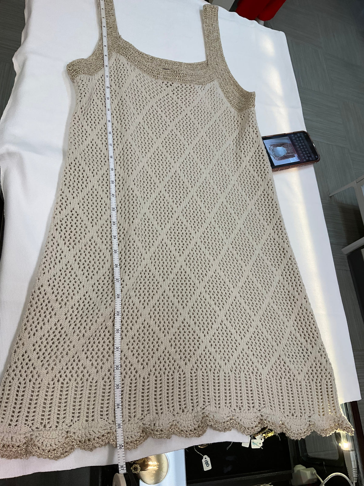 Venus crochet Dress beach cover up size large