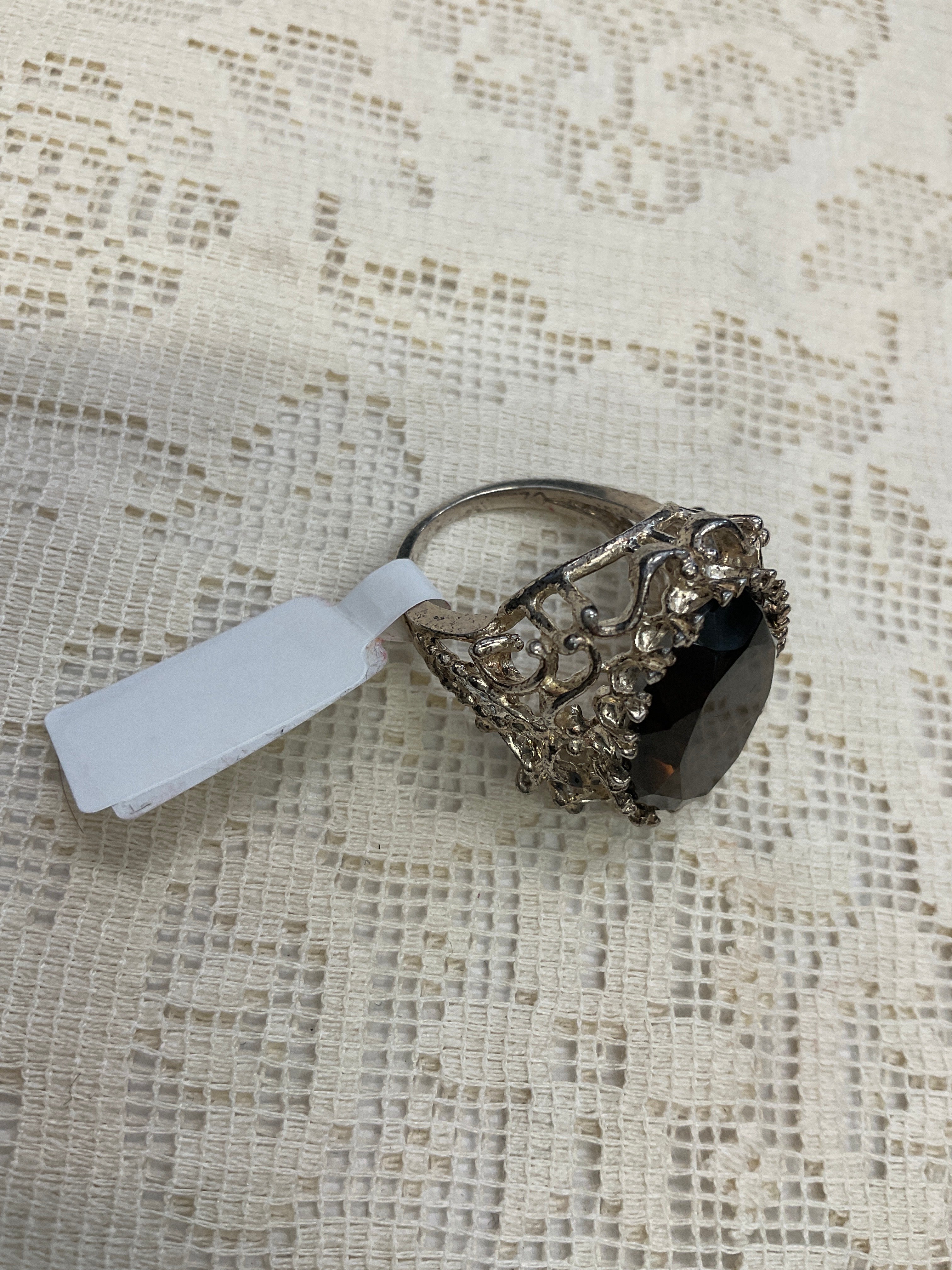 Smokey quartz 925 stamped