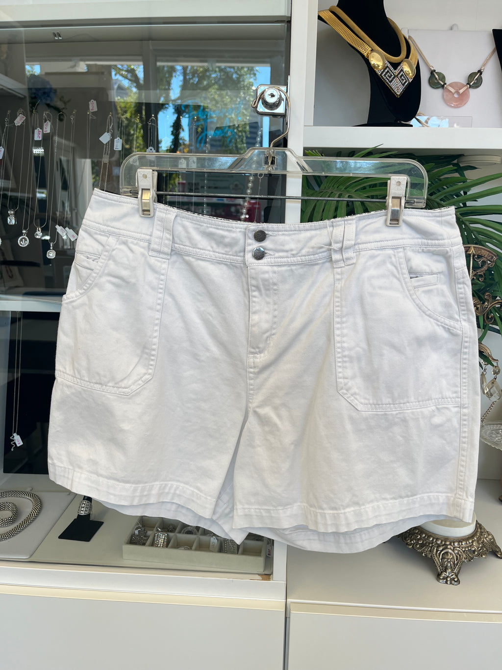 White Shorts