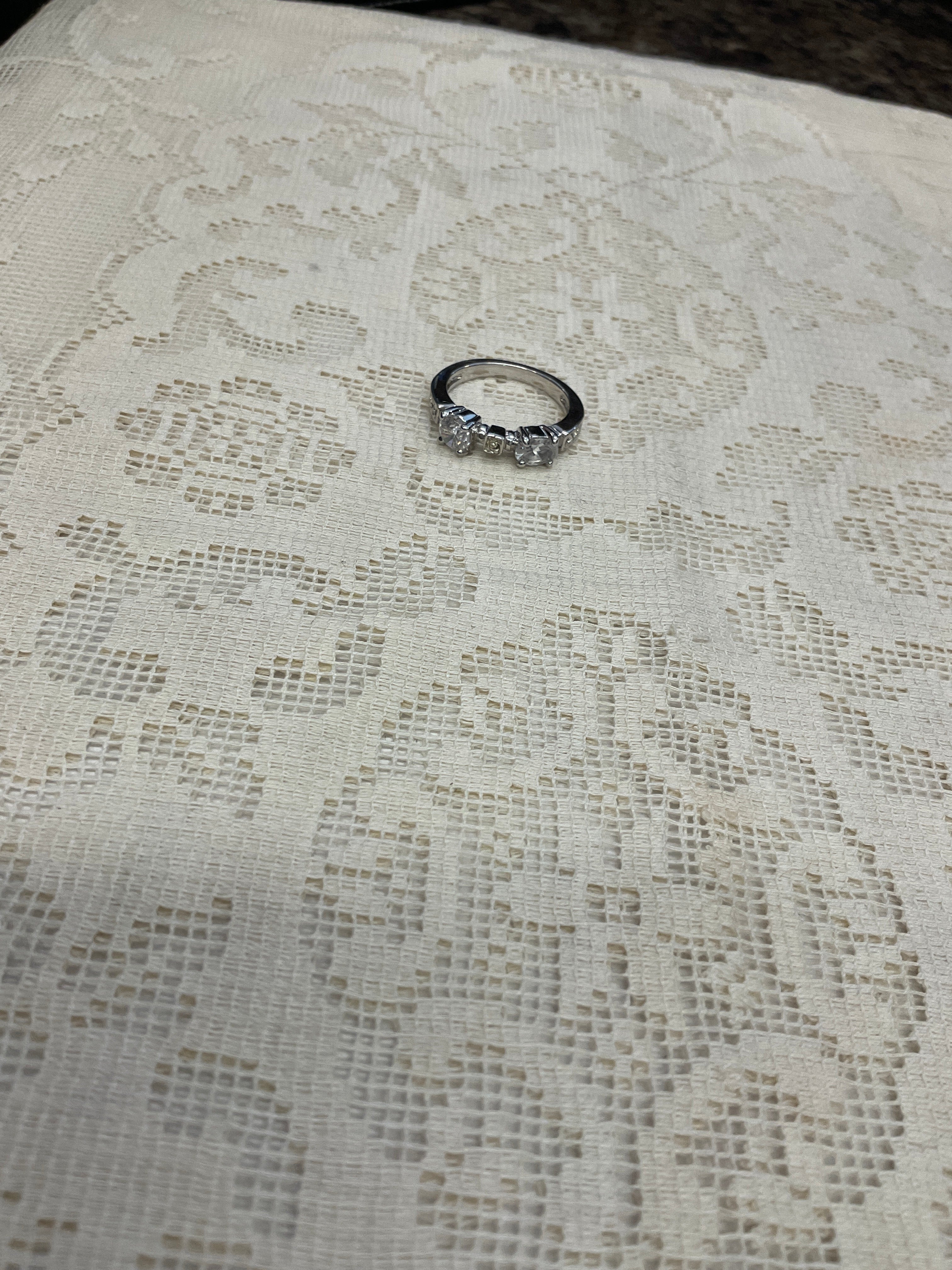 Silver ring Cz