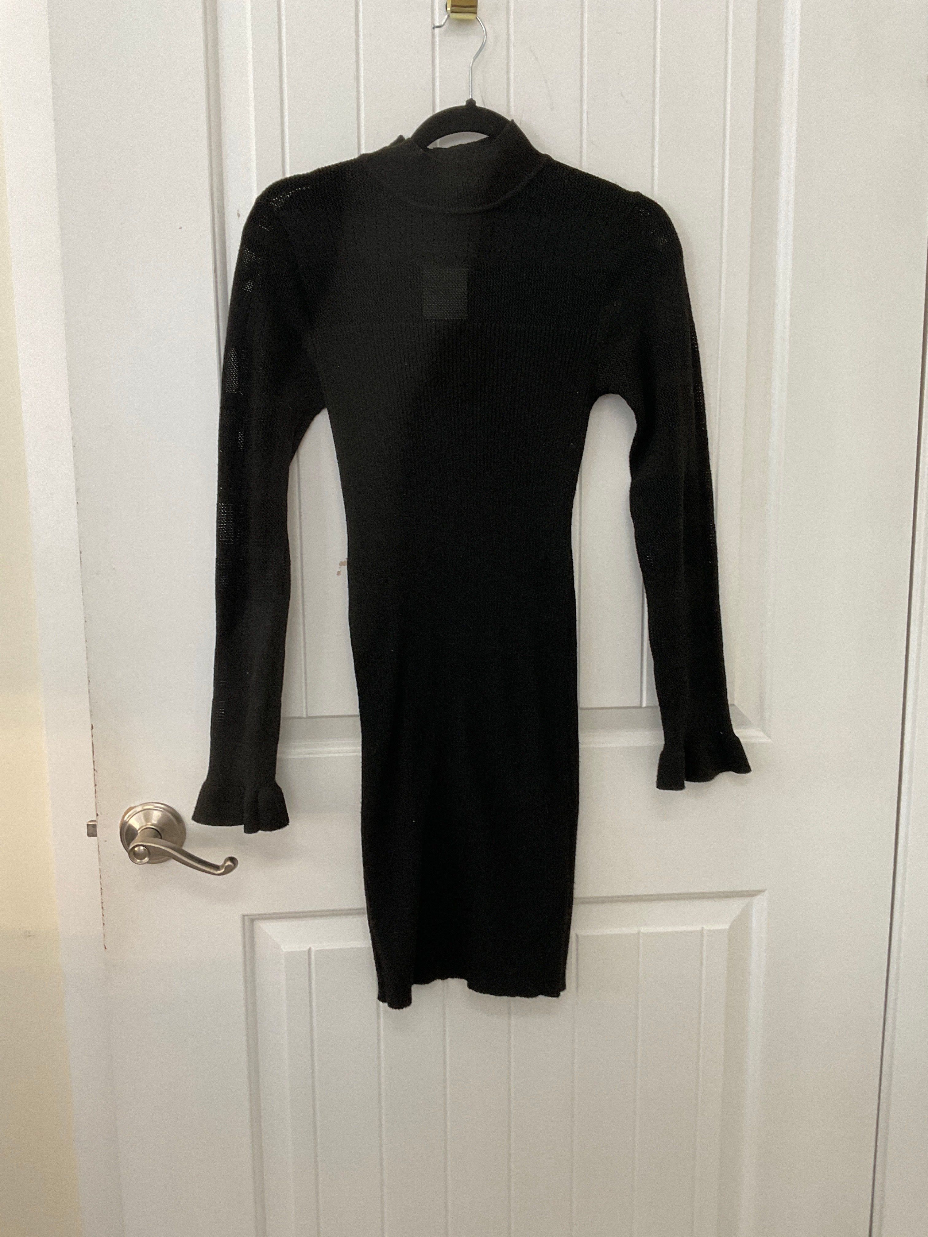 New look knitted black dress