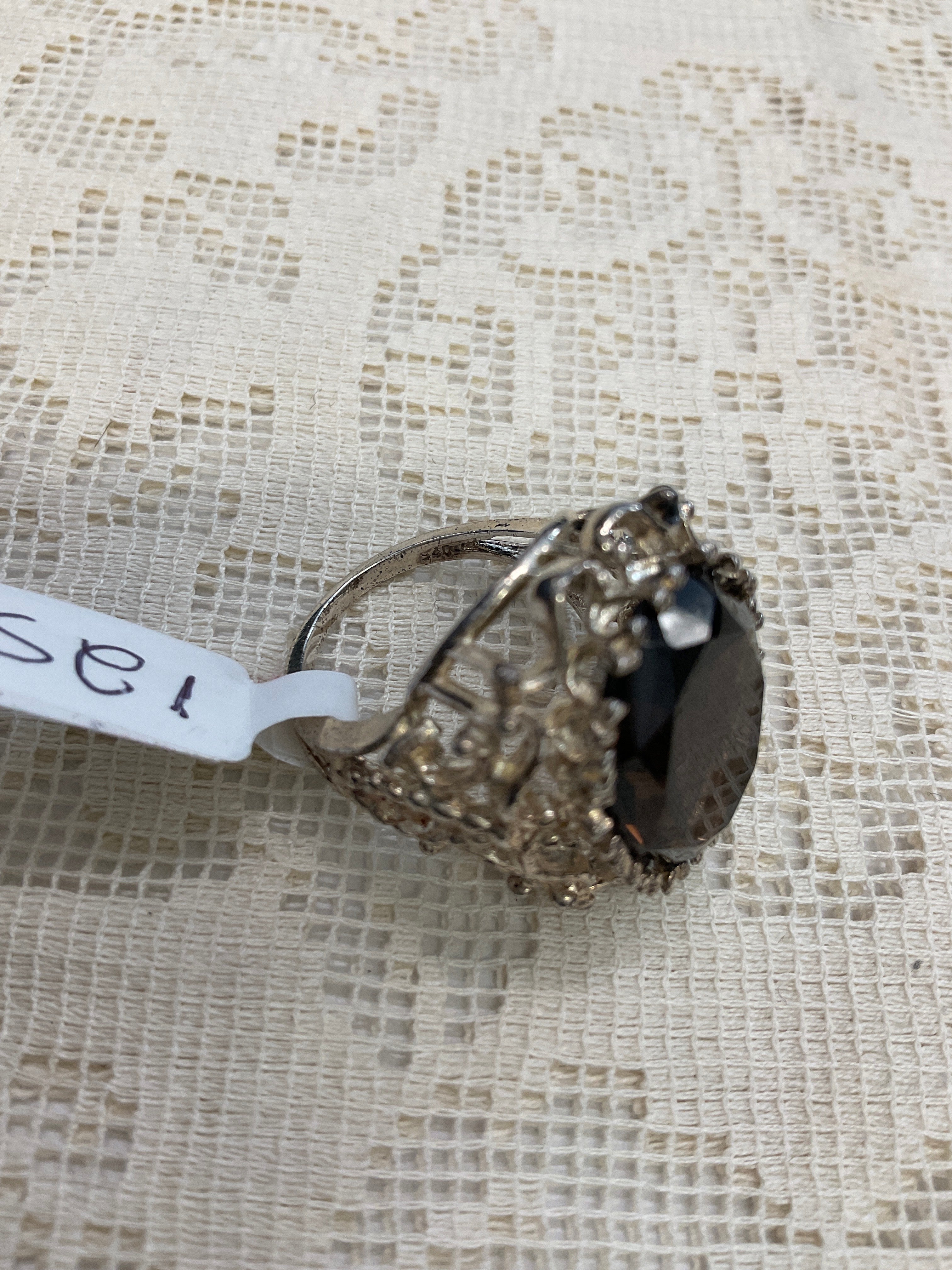 Smokey quartz 925 stamped