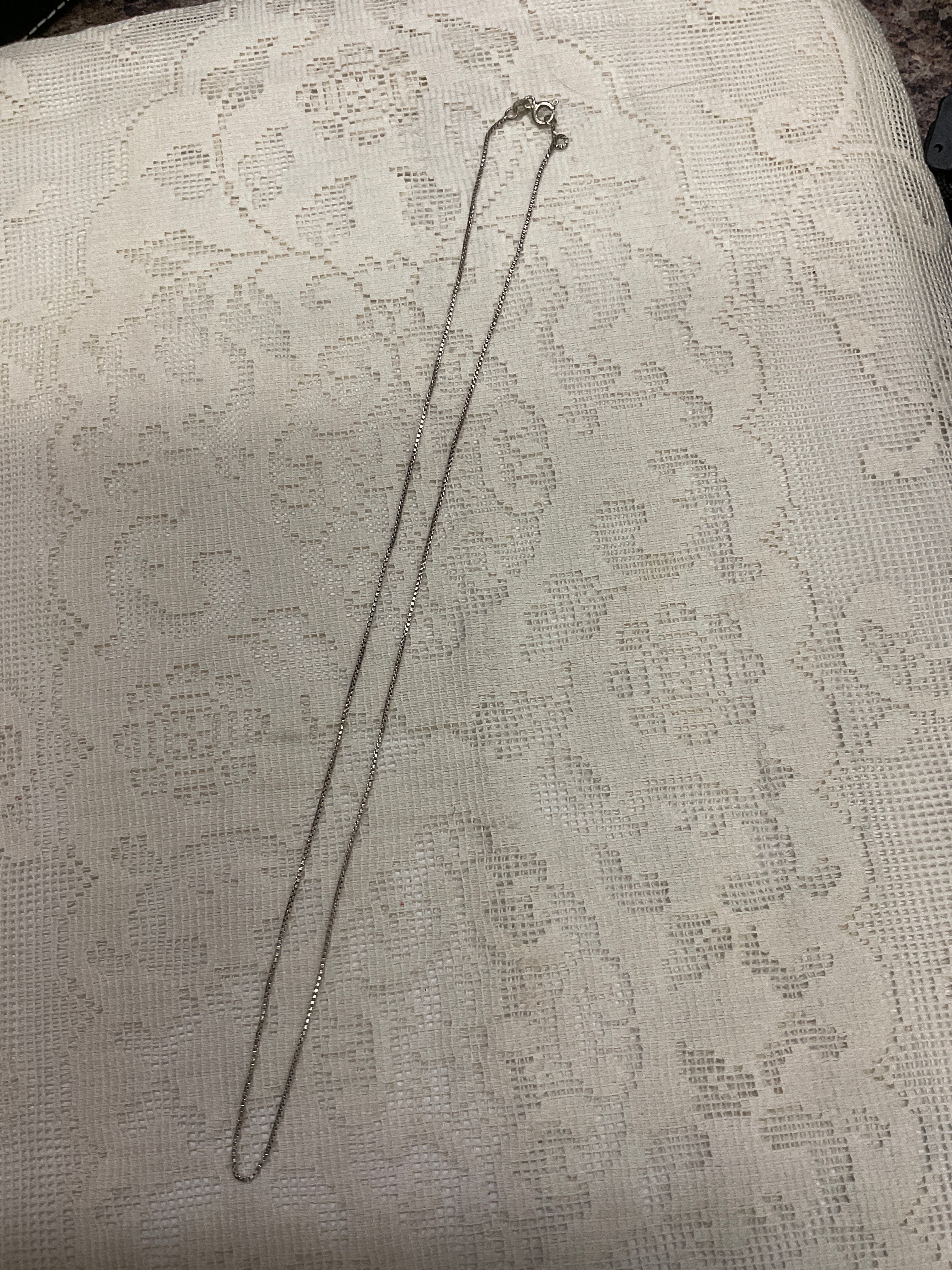 Silver chain stamped 925