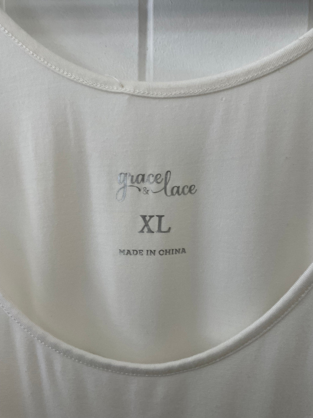 White grace and lace dress
