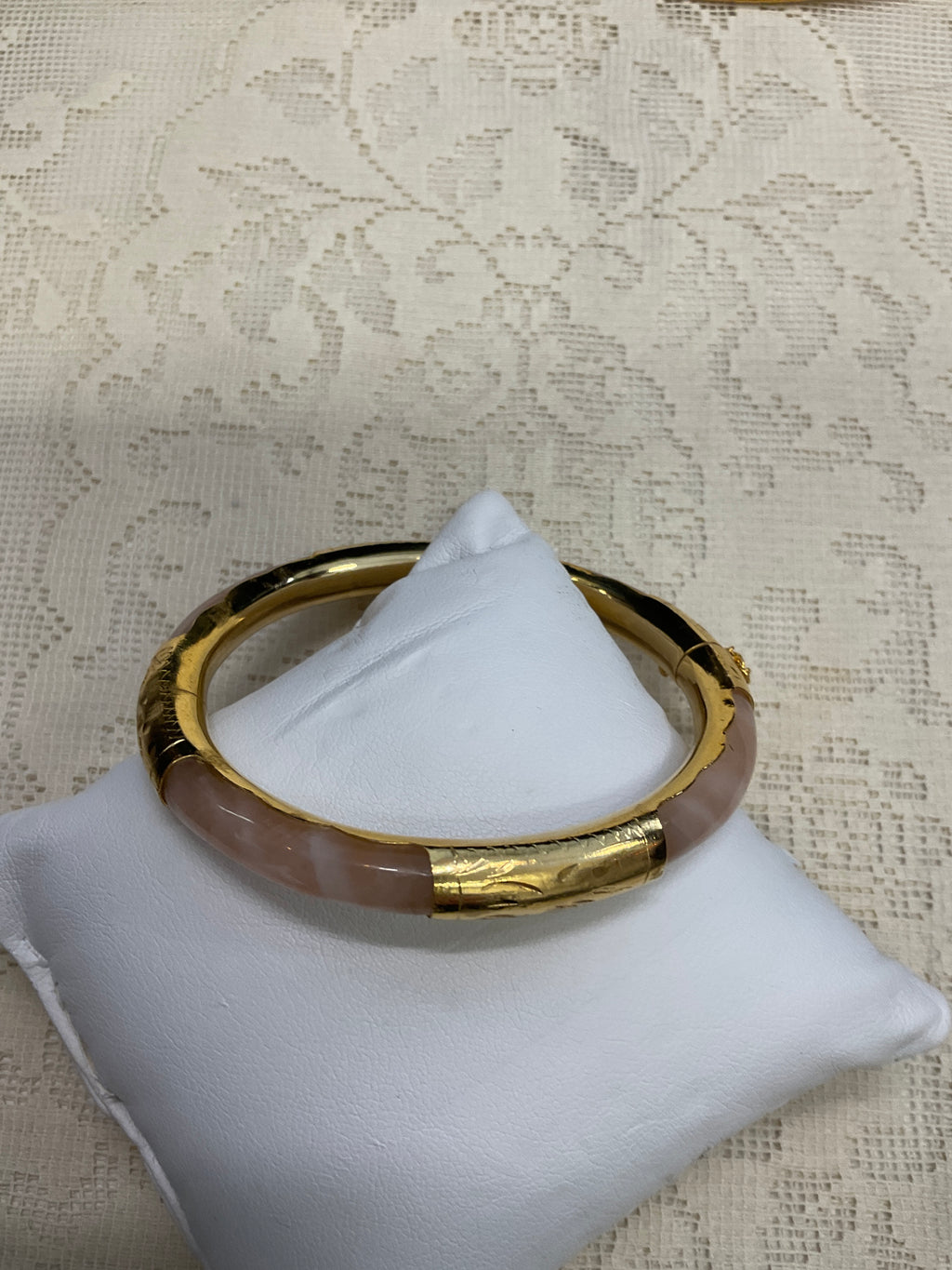 Pink and gold Bangle