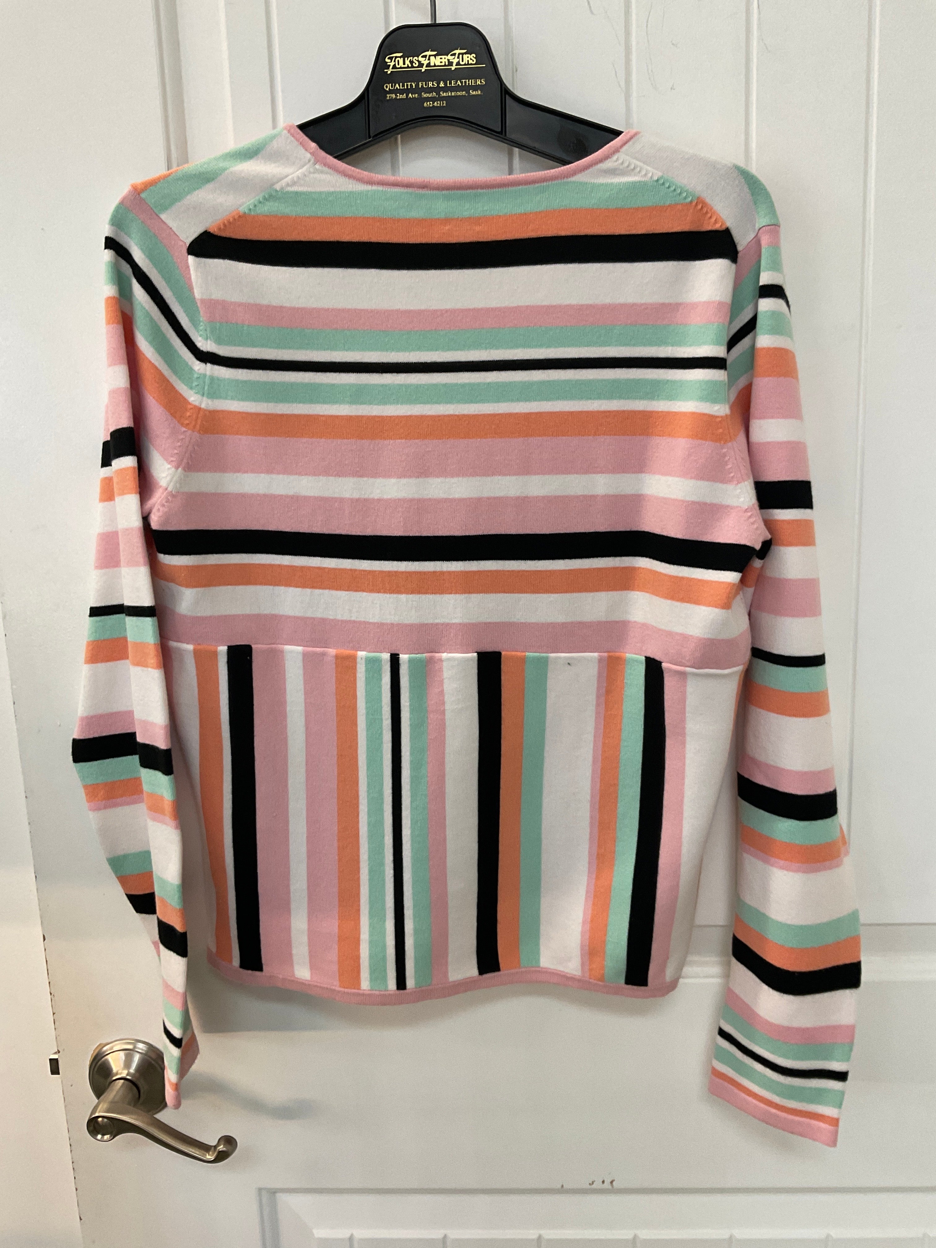 Shuishu top size large pattern colour block