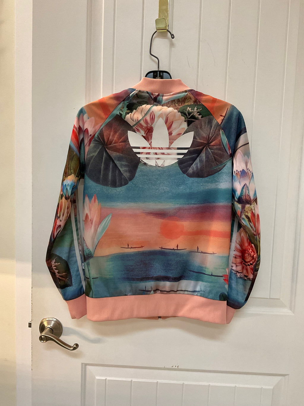 Vibrant adidas track jacket