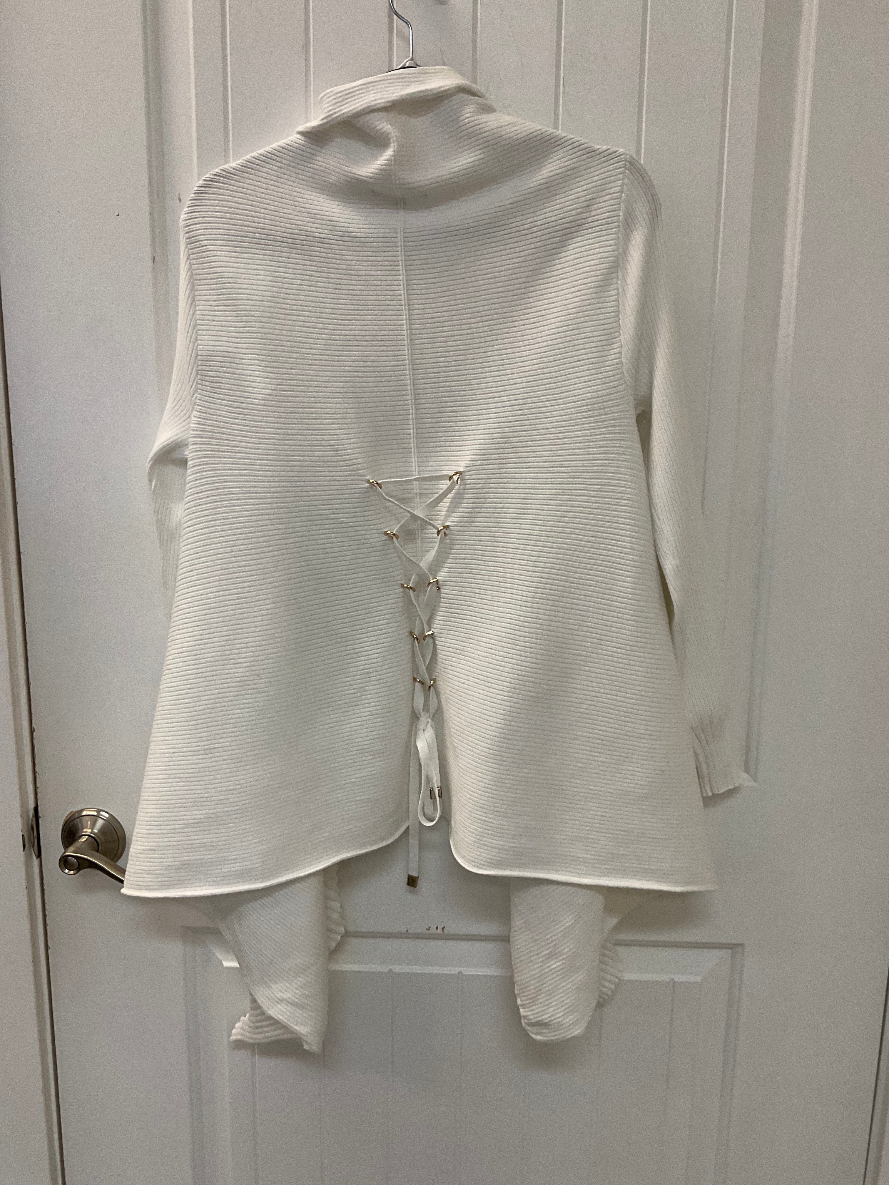 GUESS ribbed open-front cardigan