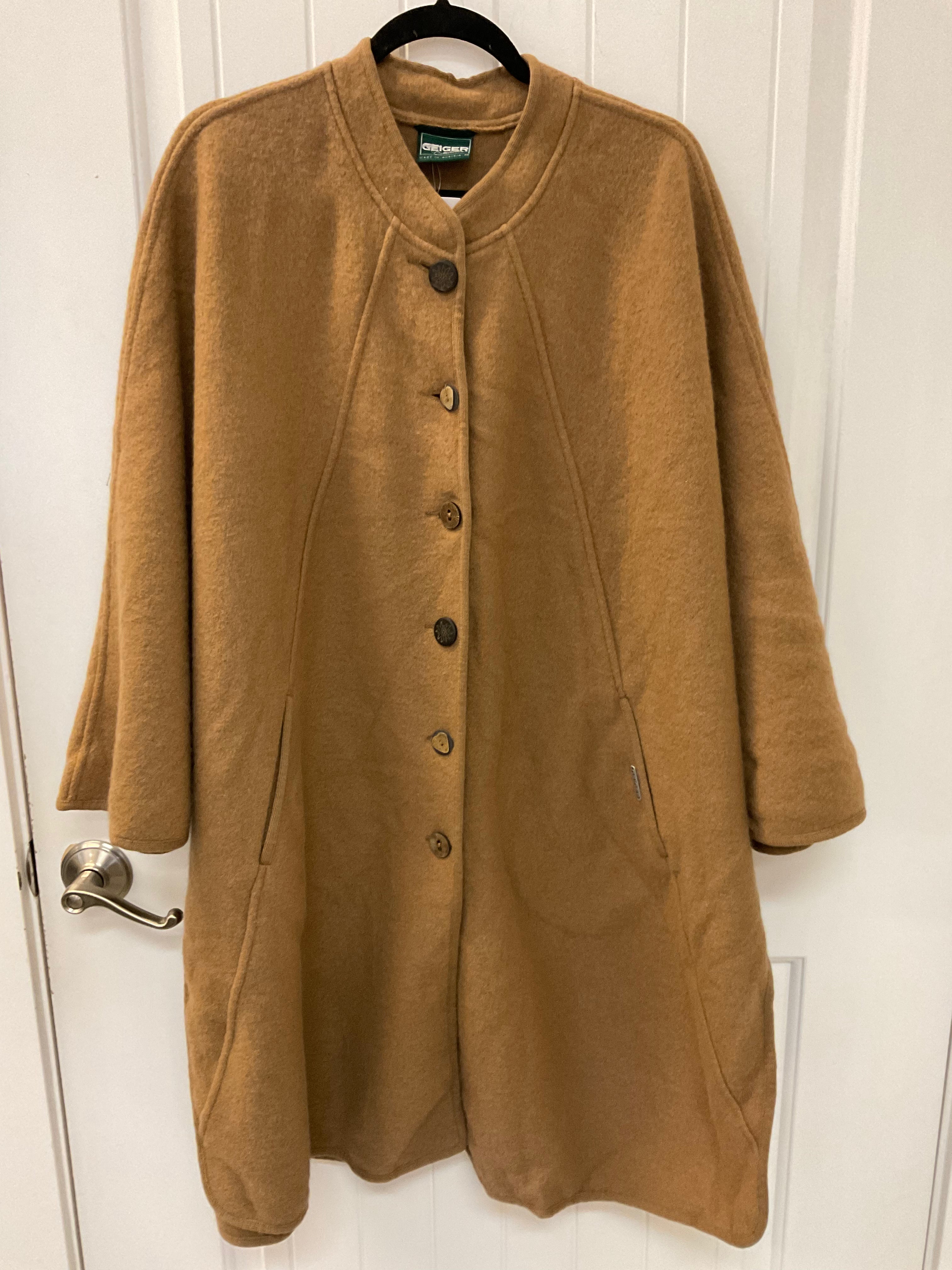 Geiger boiled wool coat