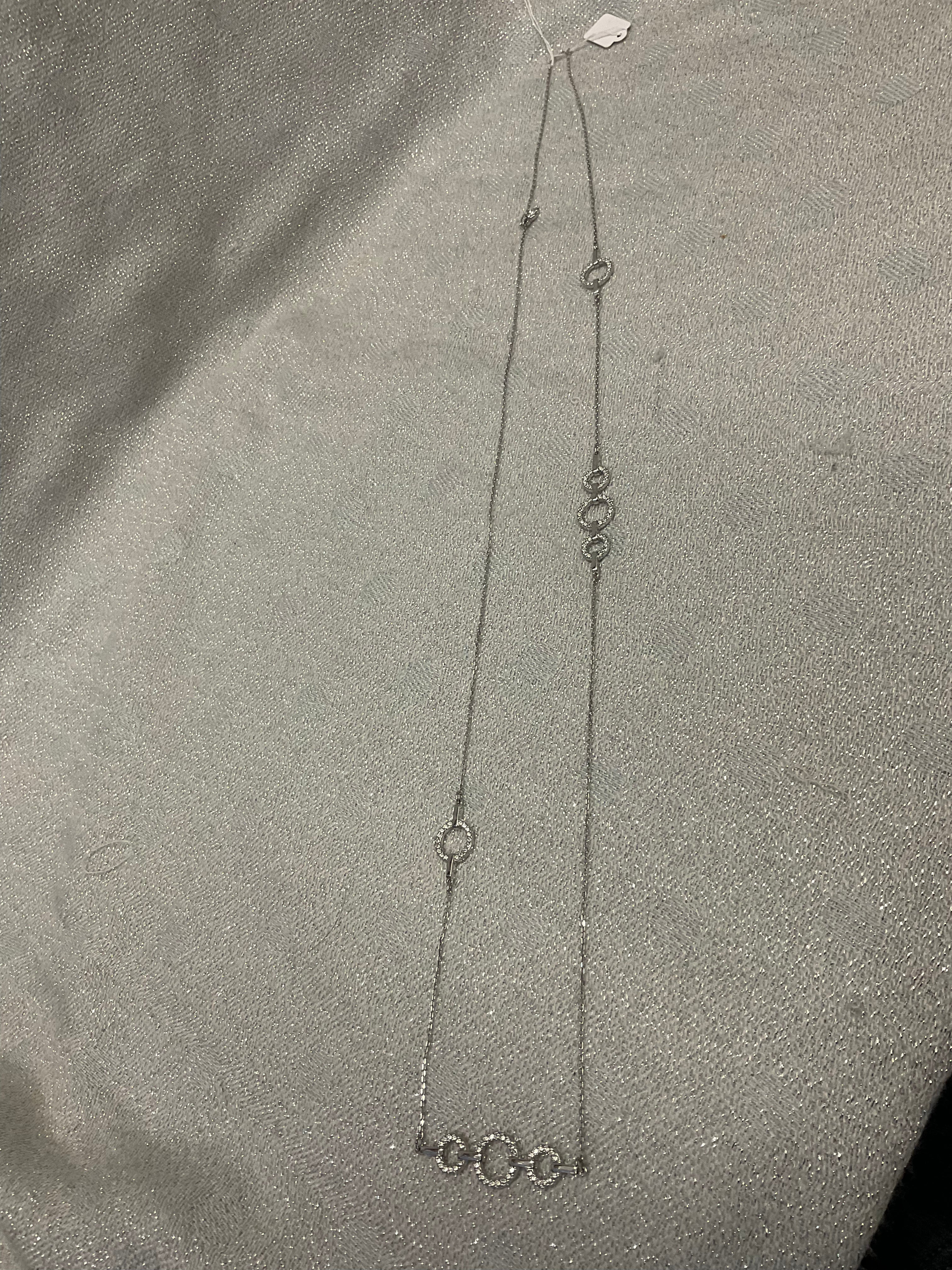 Silver chain necklace