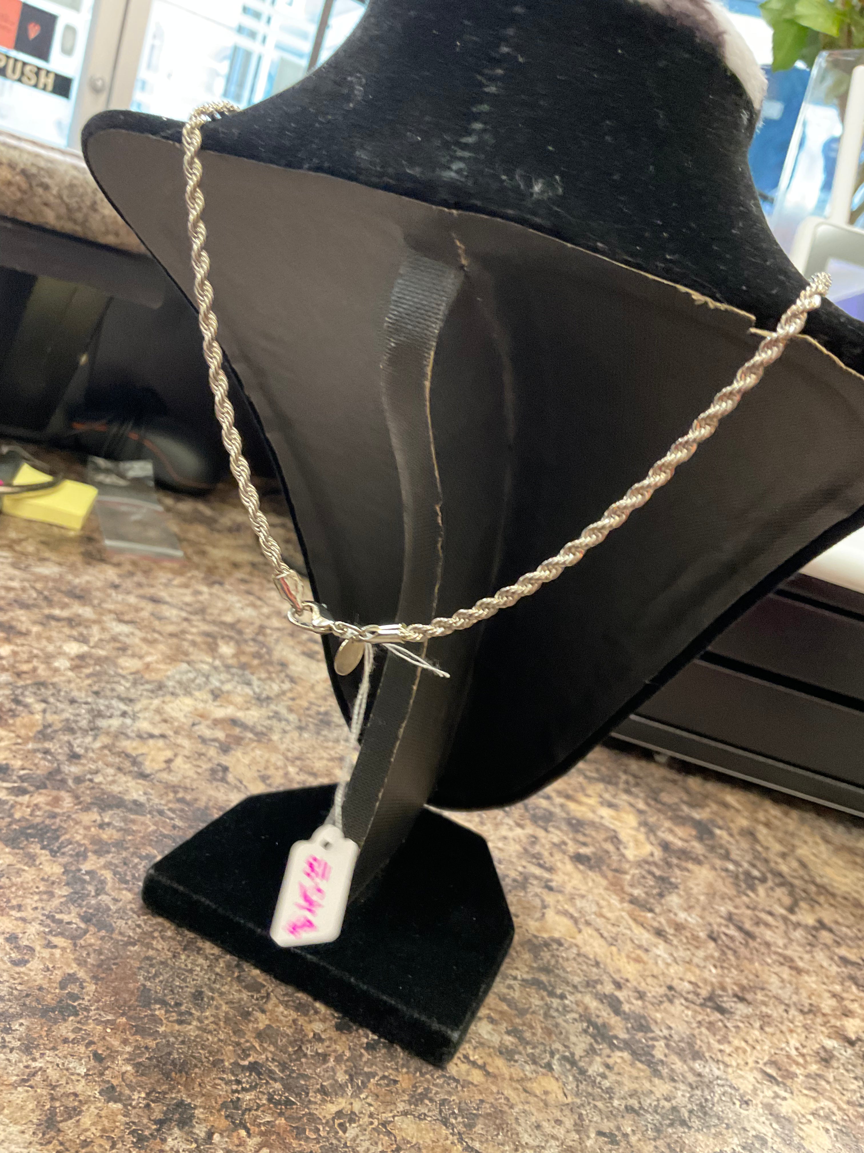 Lightning Bolt Pendant Chain – Eye-Catching Statement Jewelry! Silver stamped 925