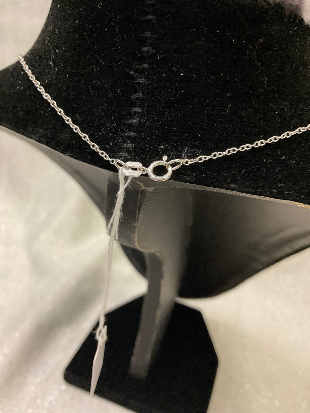 For Sale: Silver Initial “K” Necklace