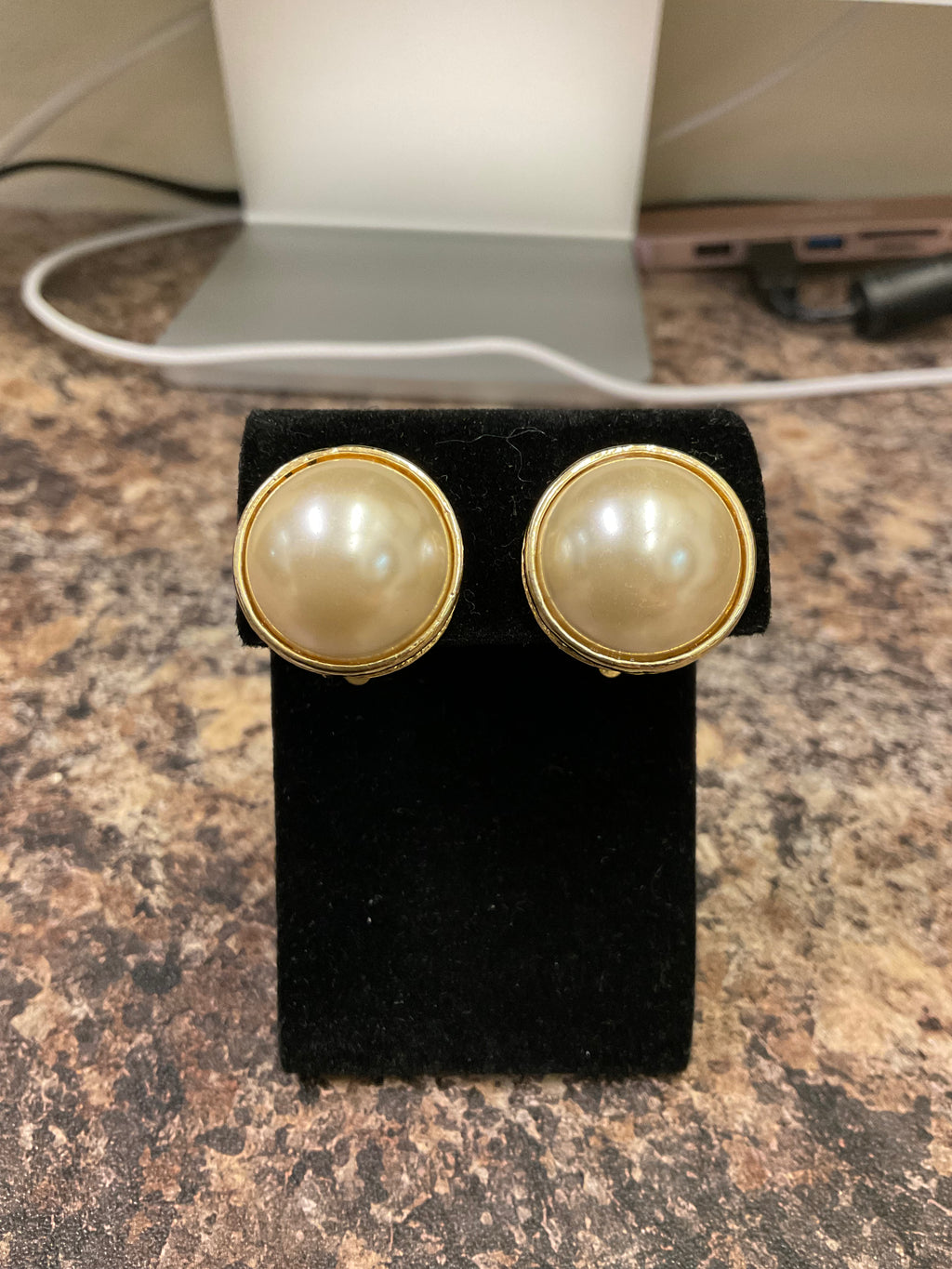 Vintage clip on earrings