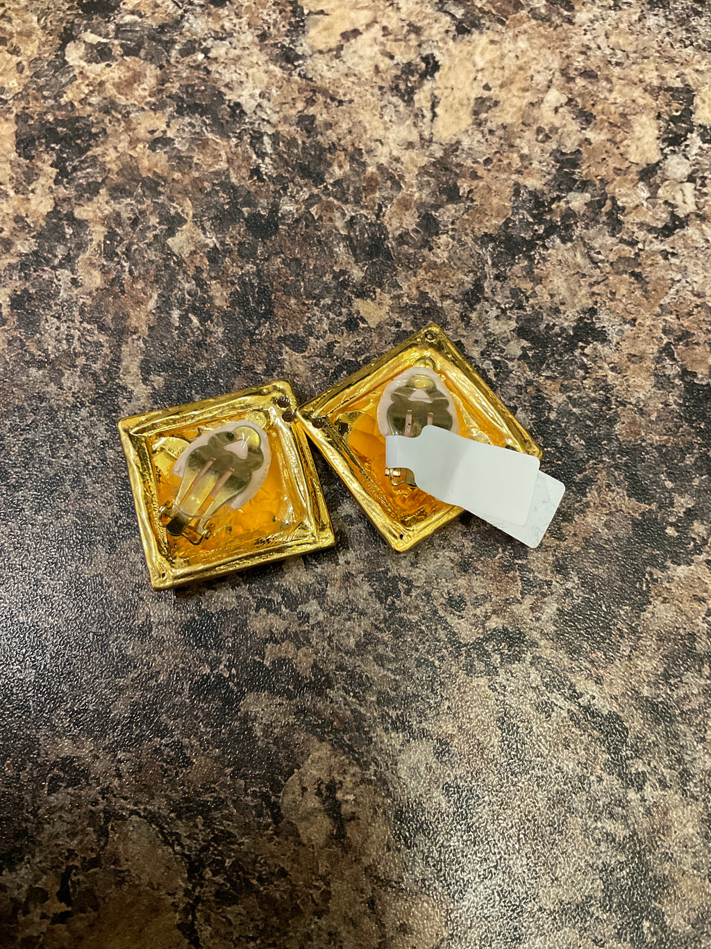Vintage clip on earrings