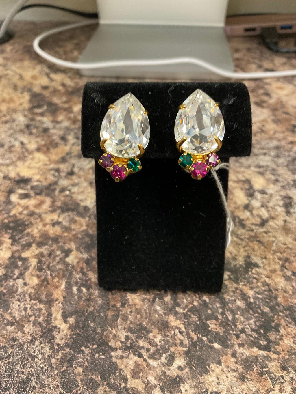Vintage clip on earrings