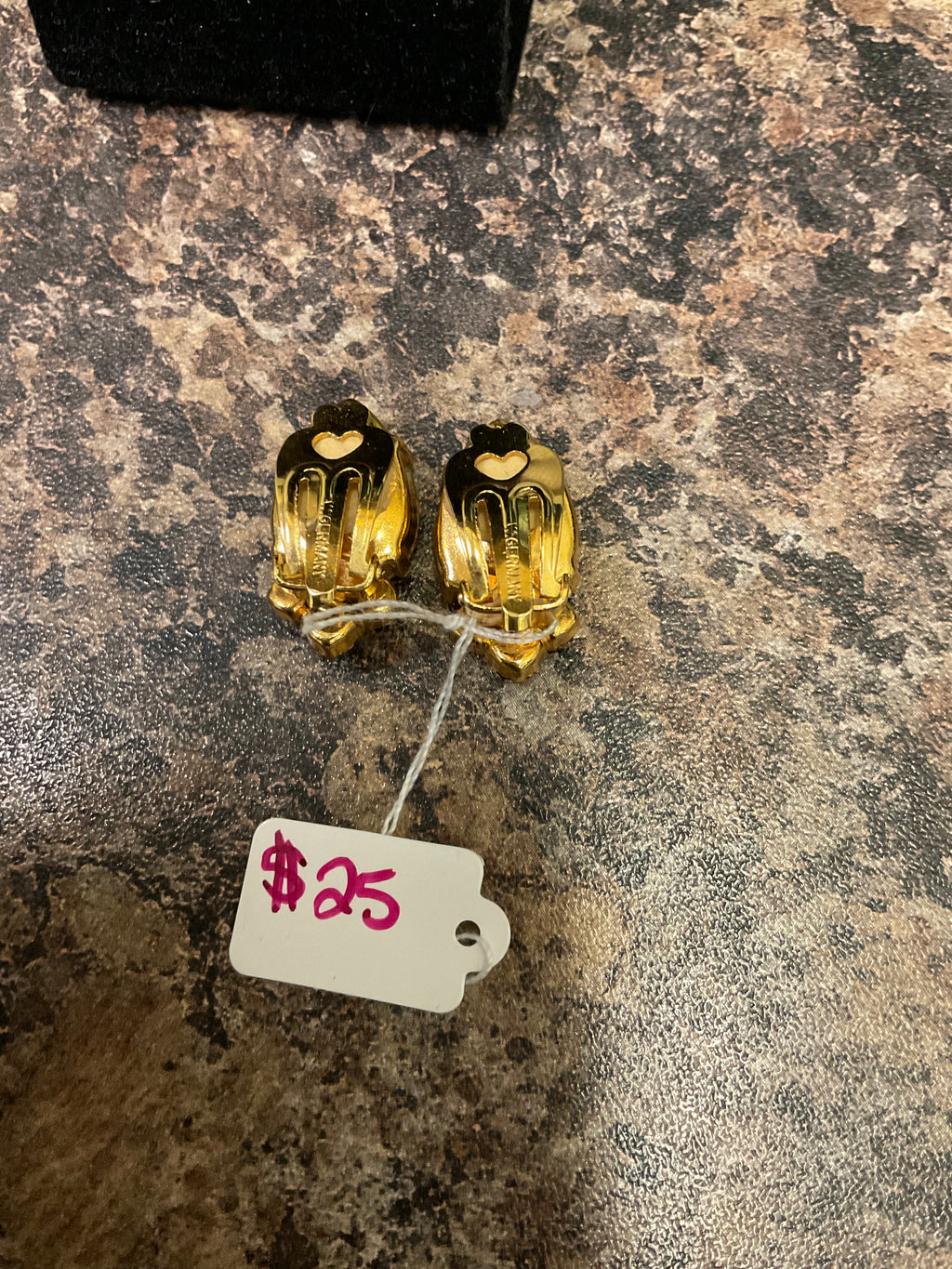 Vintage clip on earrings